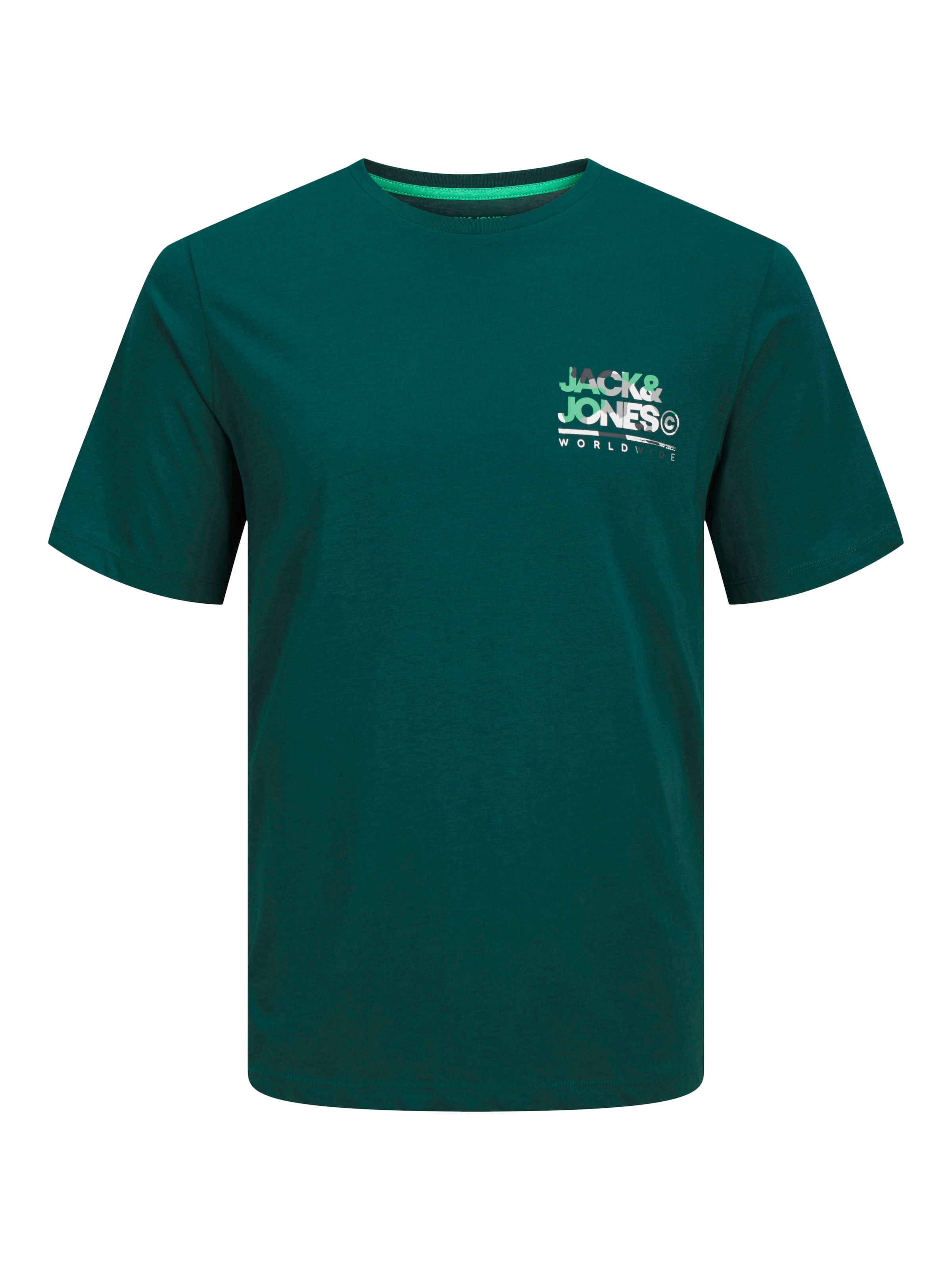 Jack & Jones Kurzarmshirt »JJLUKE TEE SS CREW NECK 5PK MP« Packung, 5 Stk.