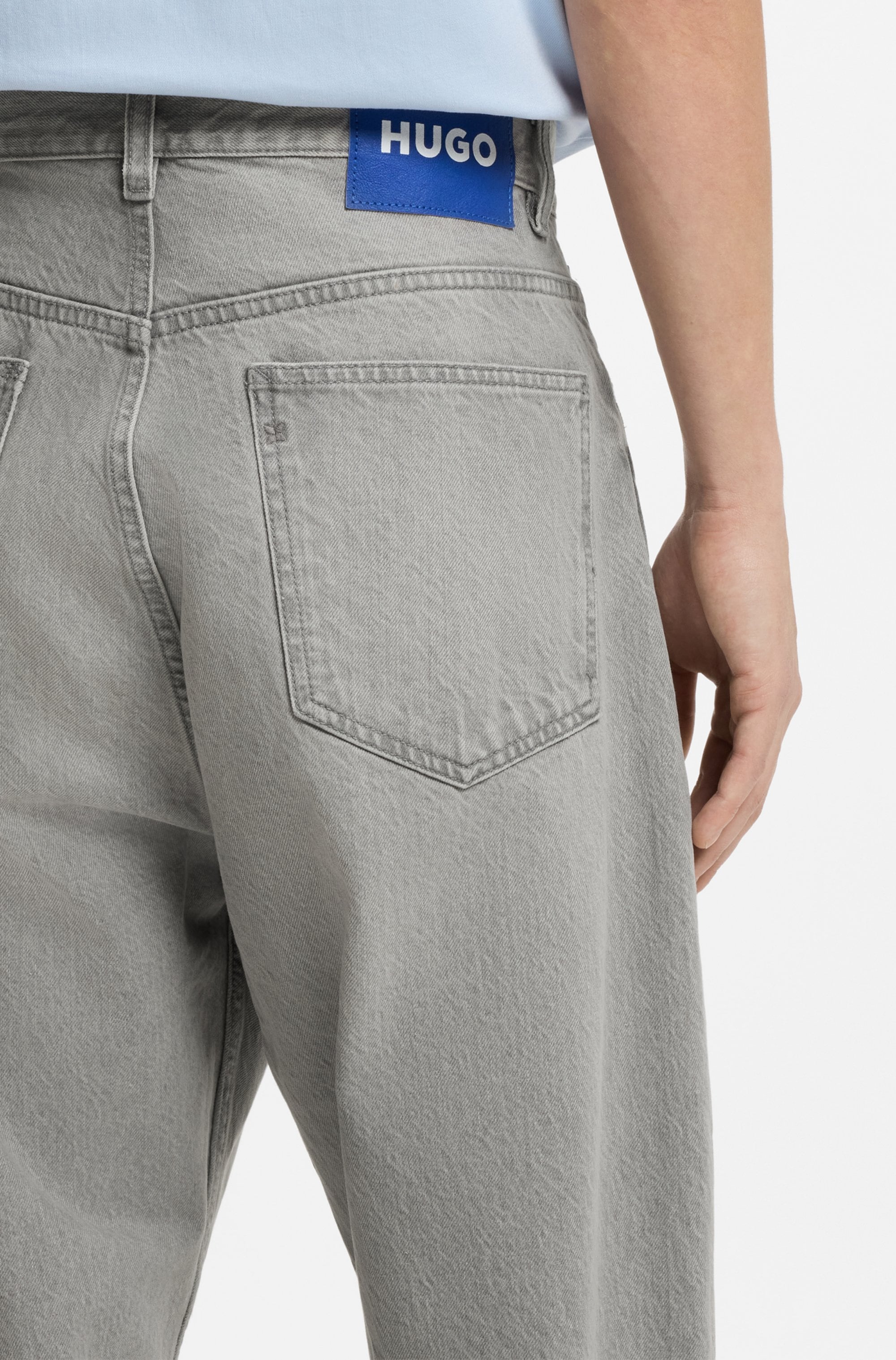 HUGO Blue 5-Pocket-Jeans »Nate« Baggy Fit, mittlere Leibhöhe