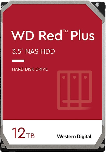 HDD-NAS-Festplatte »WD Red Plus«, 3,5 Zoll, Anschluss SATA