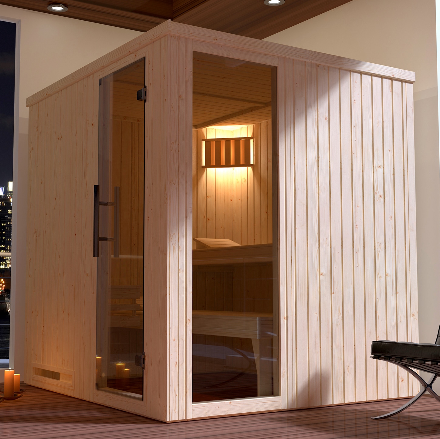 weka Sauna »Halmstad 2« ohne Ofen