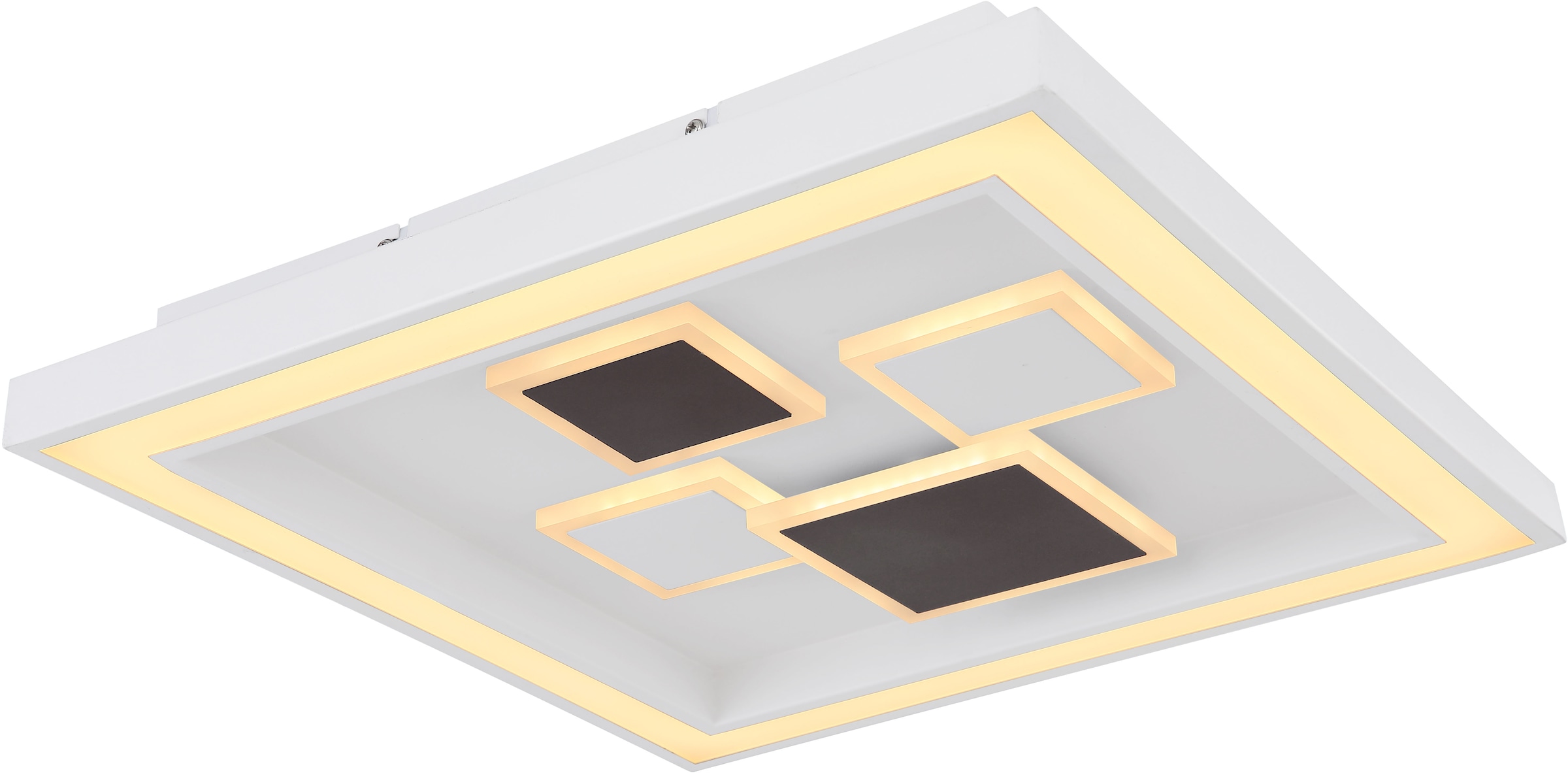 GLOBO LIGHTING LED Deckenleuchte »NOLO«, Leuchtmittel LED-Modul | LED fest integriert, Deckenlampe/Farben: rot-grün-blau/Wohnzimmer/Schlafzimmer