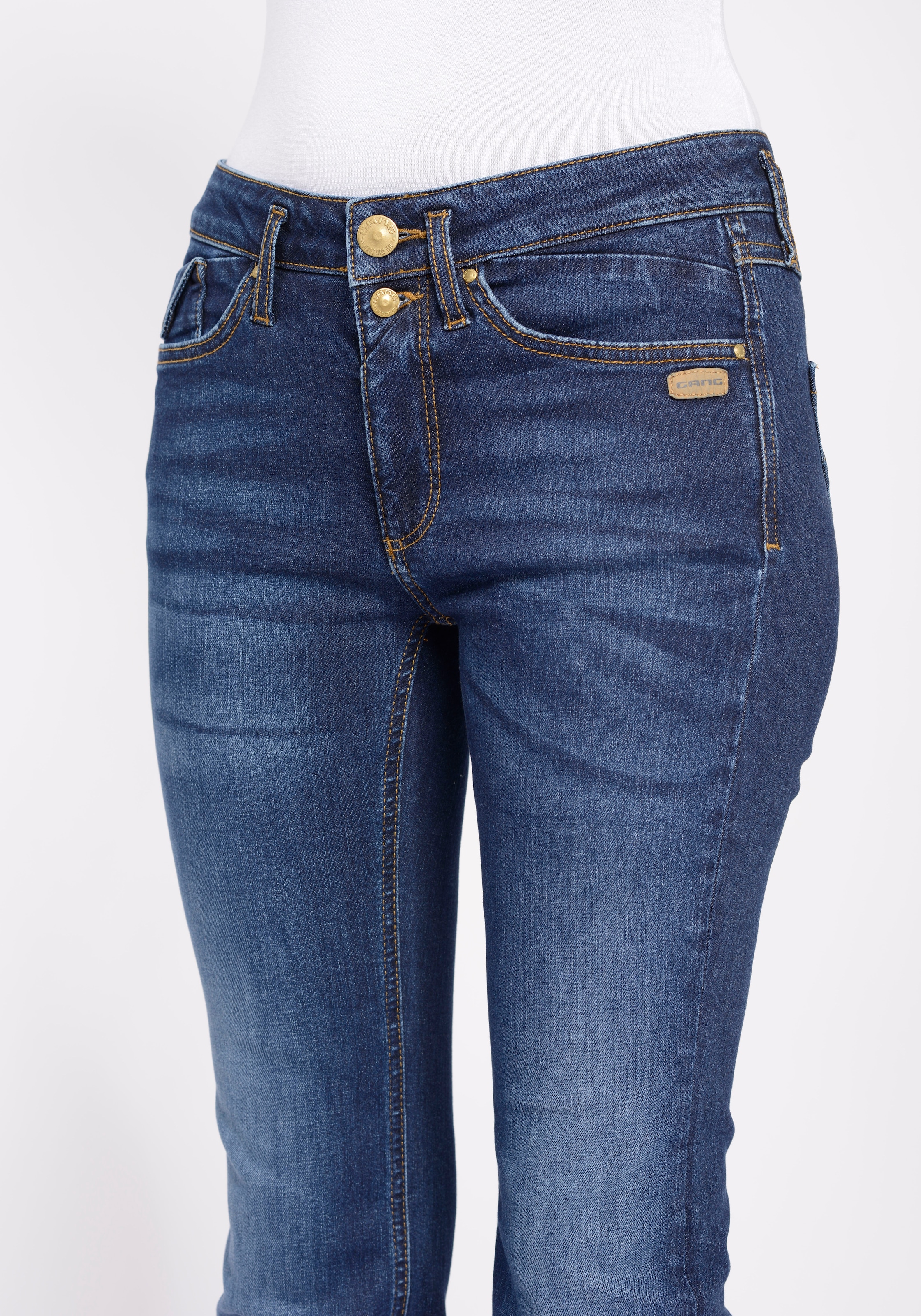 GANG Bootcut-Jeans »94ELISA LIGHT Stretch Online-Shop der Bio-Baumwolle ECO aus bestellen und BOOTCUT«, im LINE mit