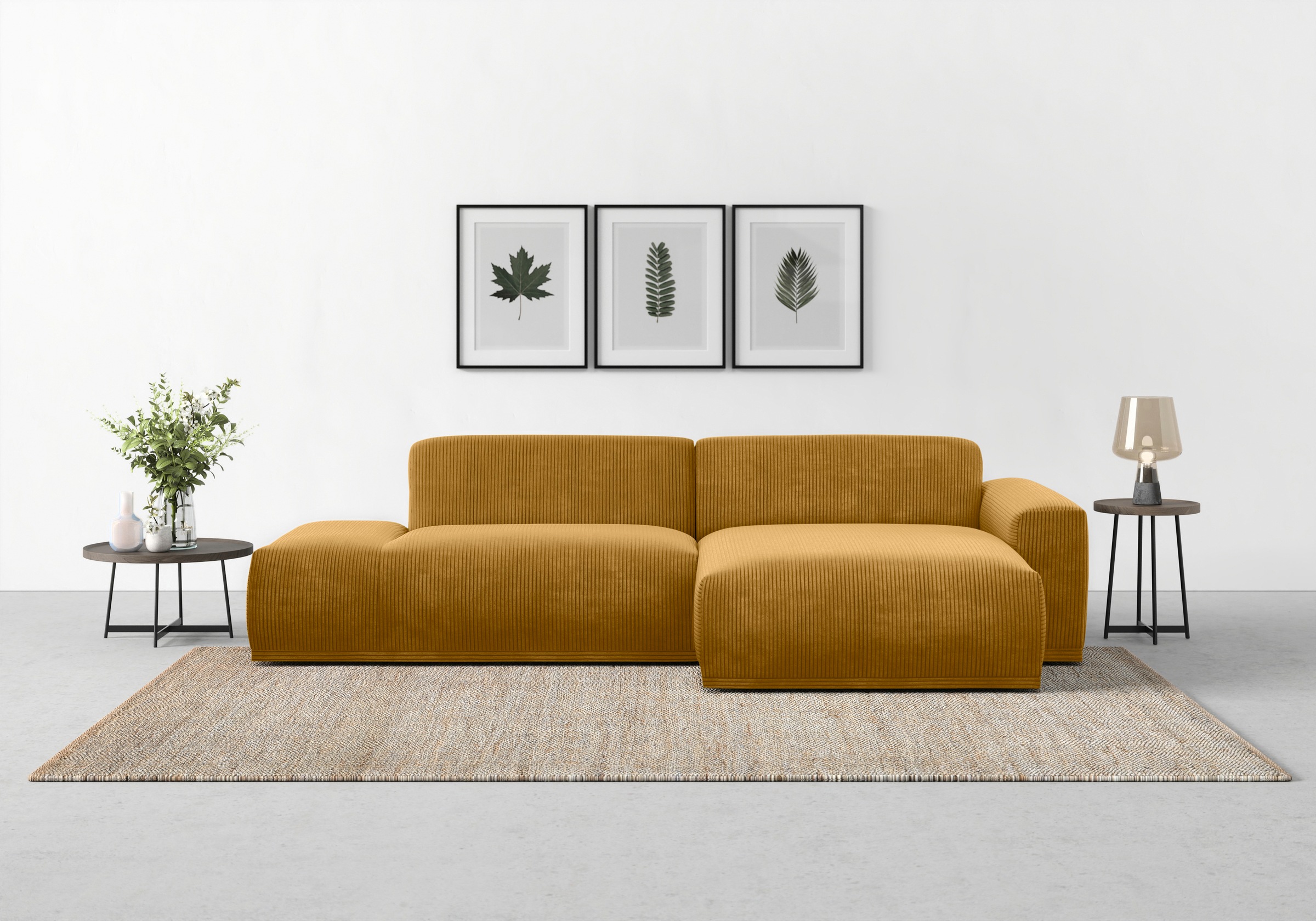 TRENDMANUFAKTUR Ecksofa »Braga, mit hochwertigem Kaltschaum, L-Form, in Cor günstig online kaufen