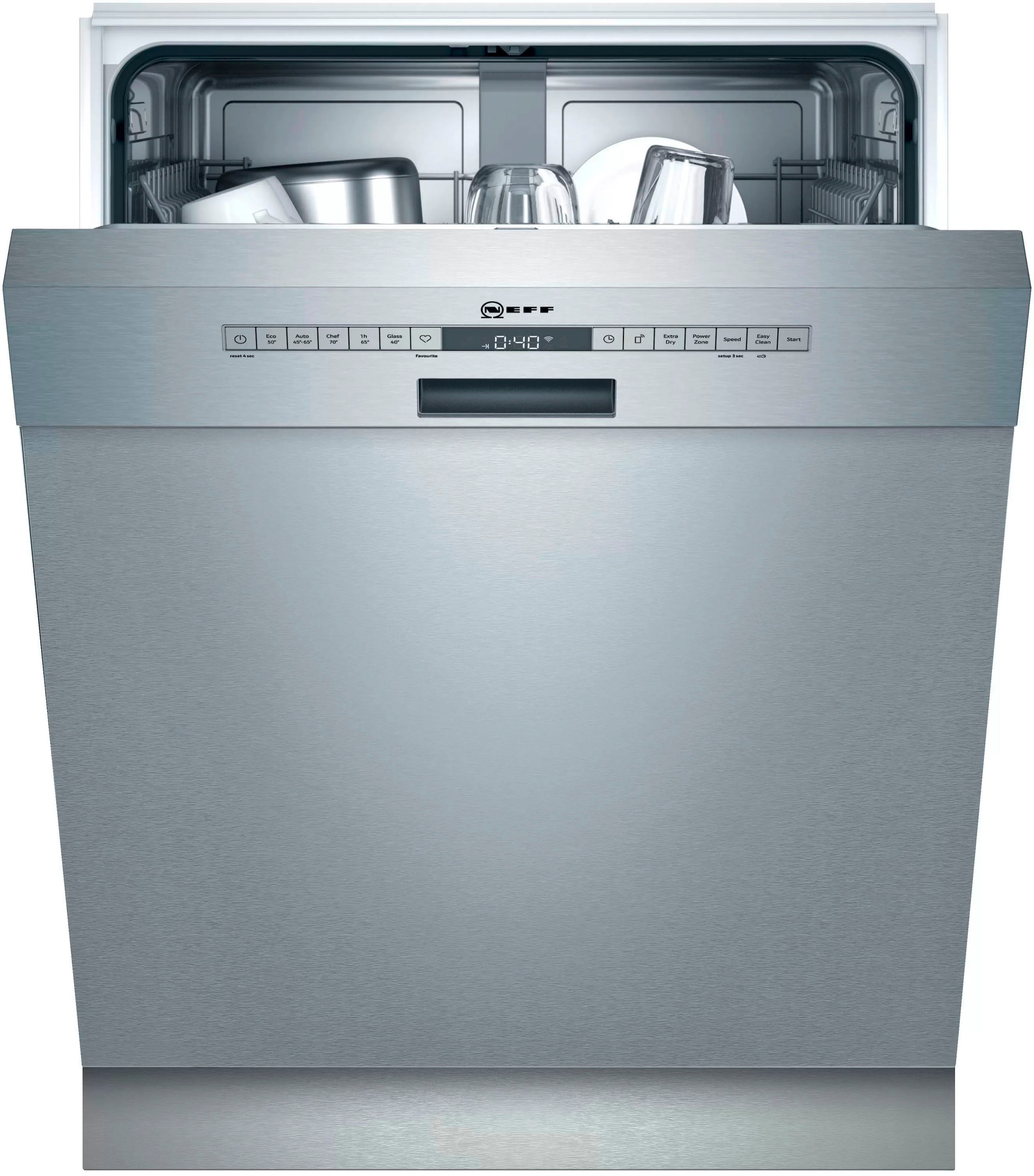NEFF Unterbaugeschirrspüler N 50 »S125ITS04E«, 12 Maßgedecke, Besteckschublade für einfaches Beladen