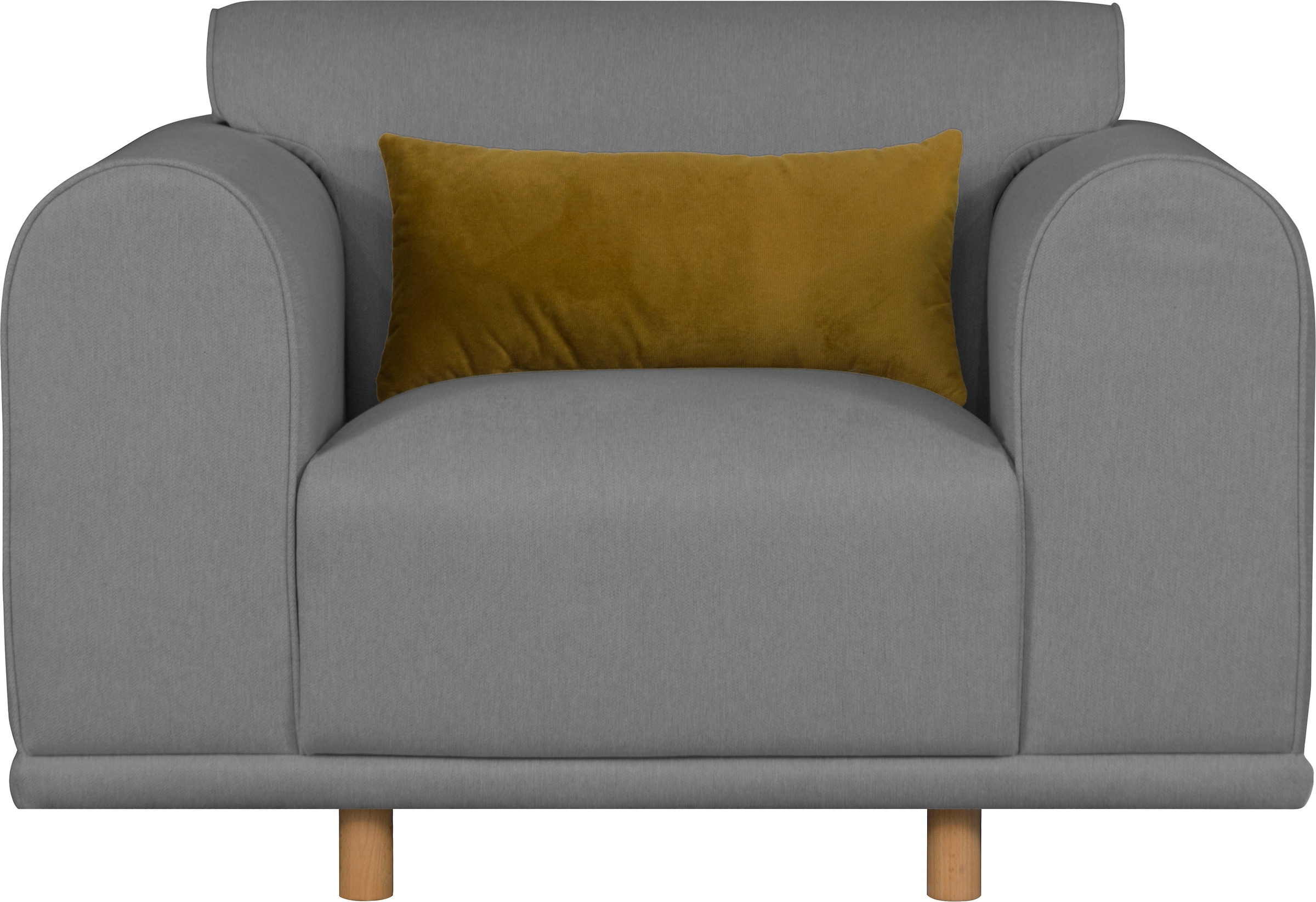 andas Loveseat »Maroon Sessel«, in skandinavischem Design, mit losem Kissen günstig online kaufen