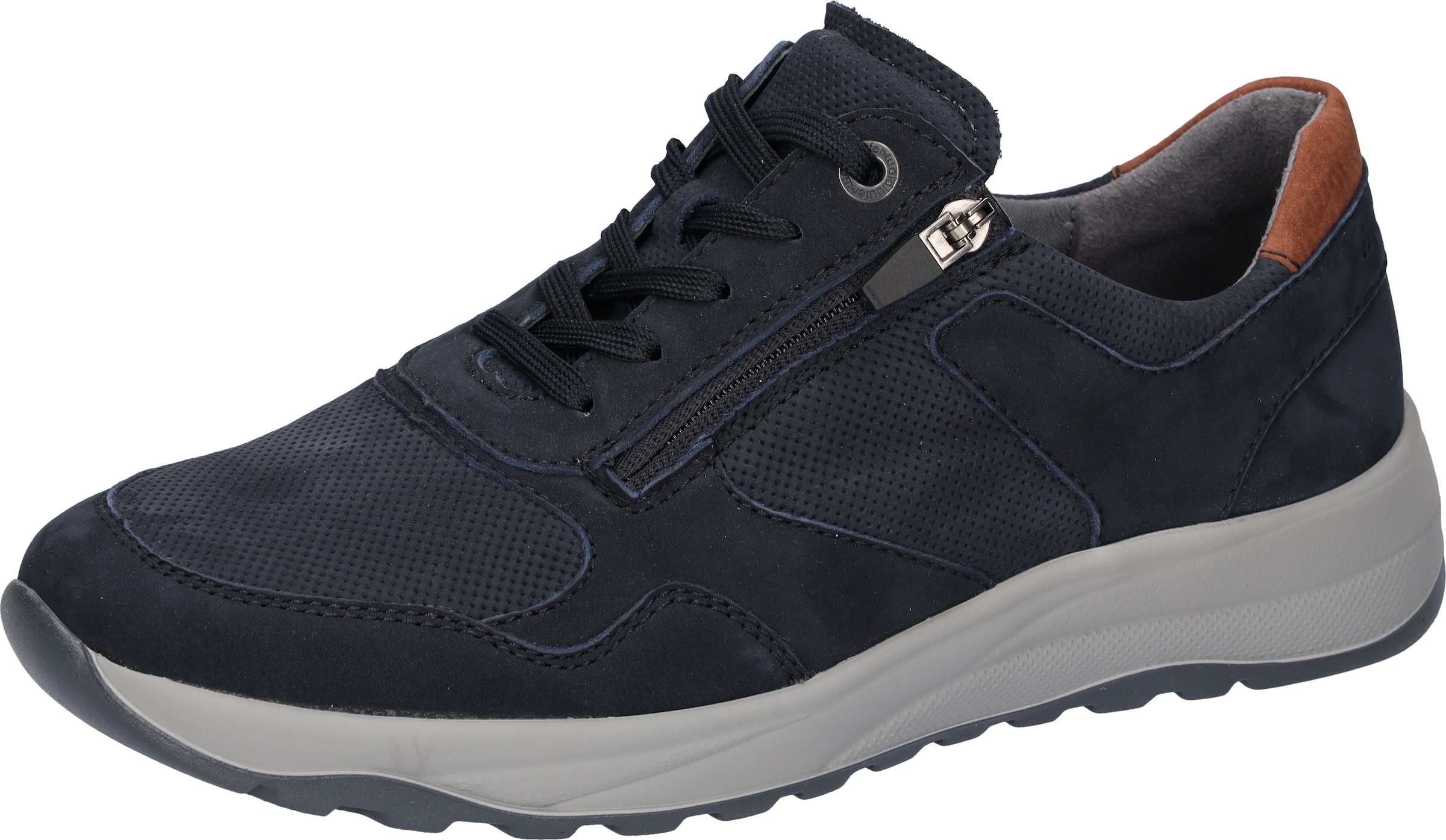 Waldläufer Sneaker »K-JOHN«  Schnürschuh, Bequemschuh, K-Weite, mit seitlichem Reißverschluss