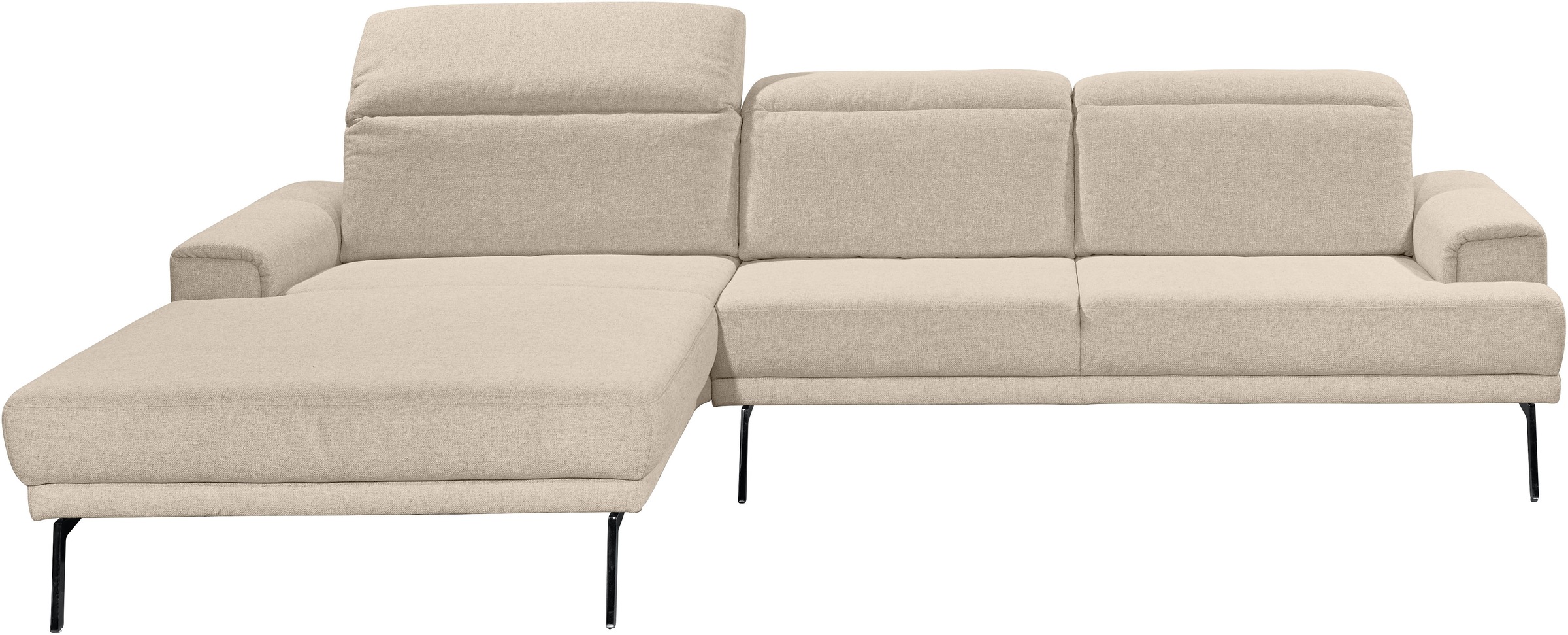 Musterring Ecksofa »MR 4580« mit Kopf- und Sitztiefenverstellung, Metallfuß günstig online kaufen