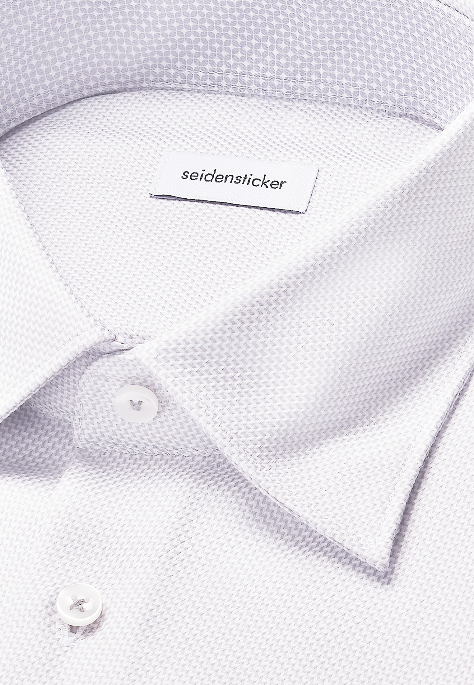 seidensticker Businesshemd »Schwarze Rose«, Regular 1/1 Covered-Button-Down-Kragen Struktur