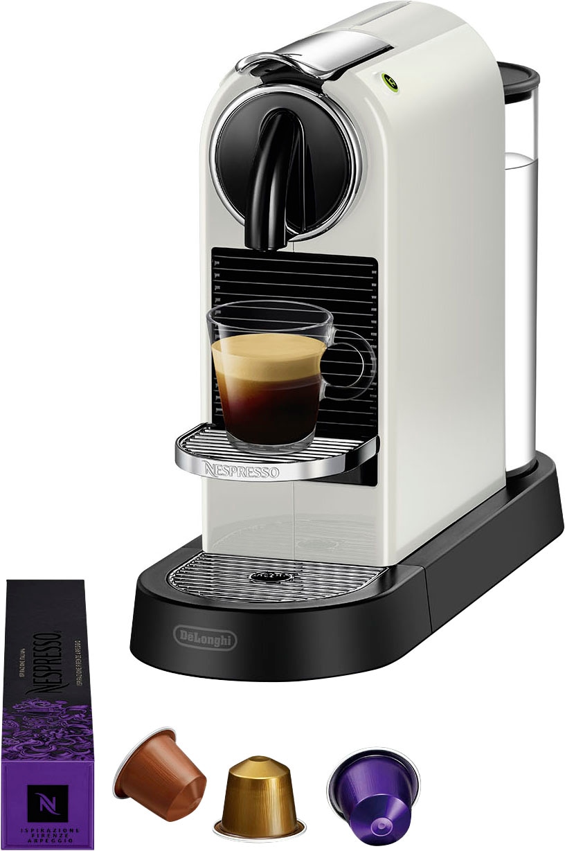 Nespresso Kapselmaschine »CITIZ EN 167.W von DeLonghi, White«, inkl. Willkommenspaket mit 7 Kapseln