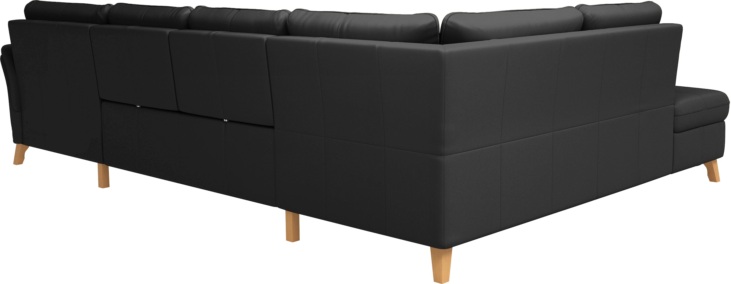 sit&more Wohnlandschaft »Göteborg«, inkl. Sitztiefenverstellung, wahlweise mit Bettfunktion & Bettkasten