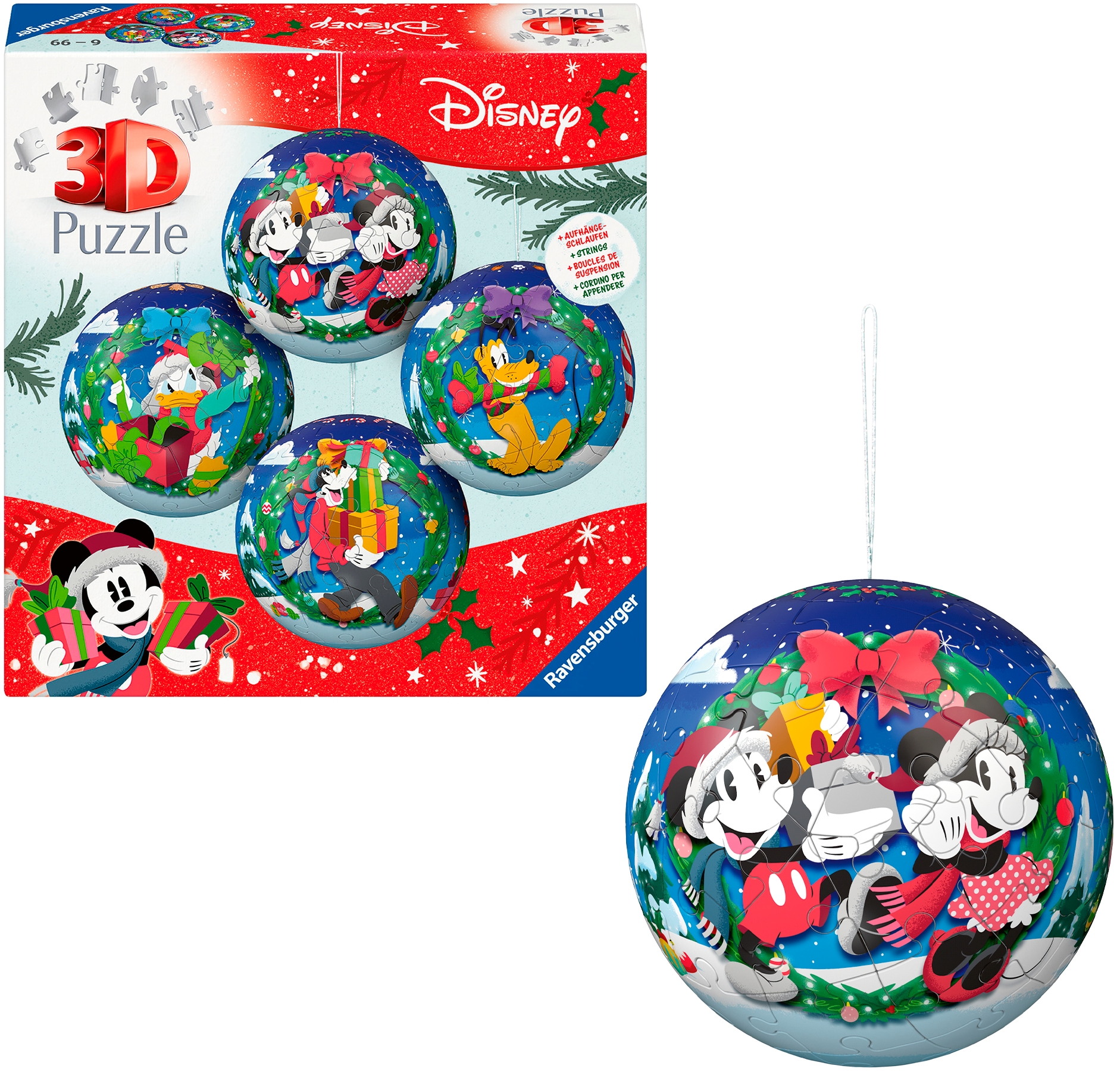 Ravensburger Puzzleball »Holiday Baubles Disney« Made in Europe