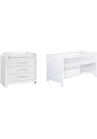 Schardt Babymöbel-Set »Nordic White«, (Spar-Set, 2 St., Kinderbett, Wickelkommode),... kaufen
