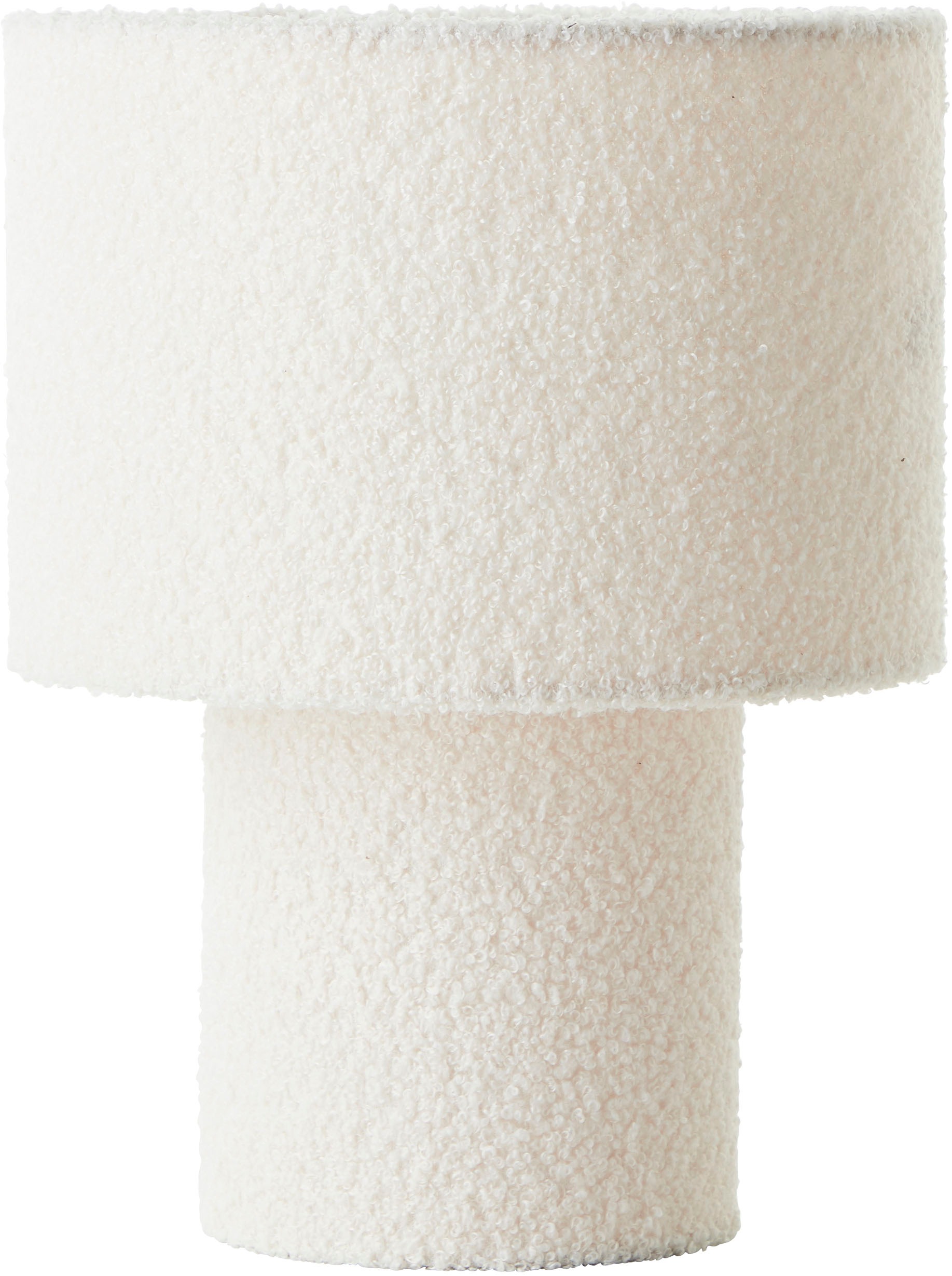 LeGer Home by Lena Gercke Tischleuchte »Debora«, 1 flammig, Teddy-Stoff, Höhe 30 cm, Ø 23 cm, E27