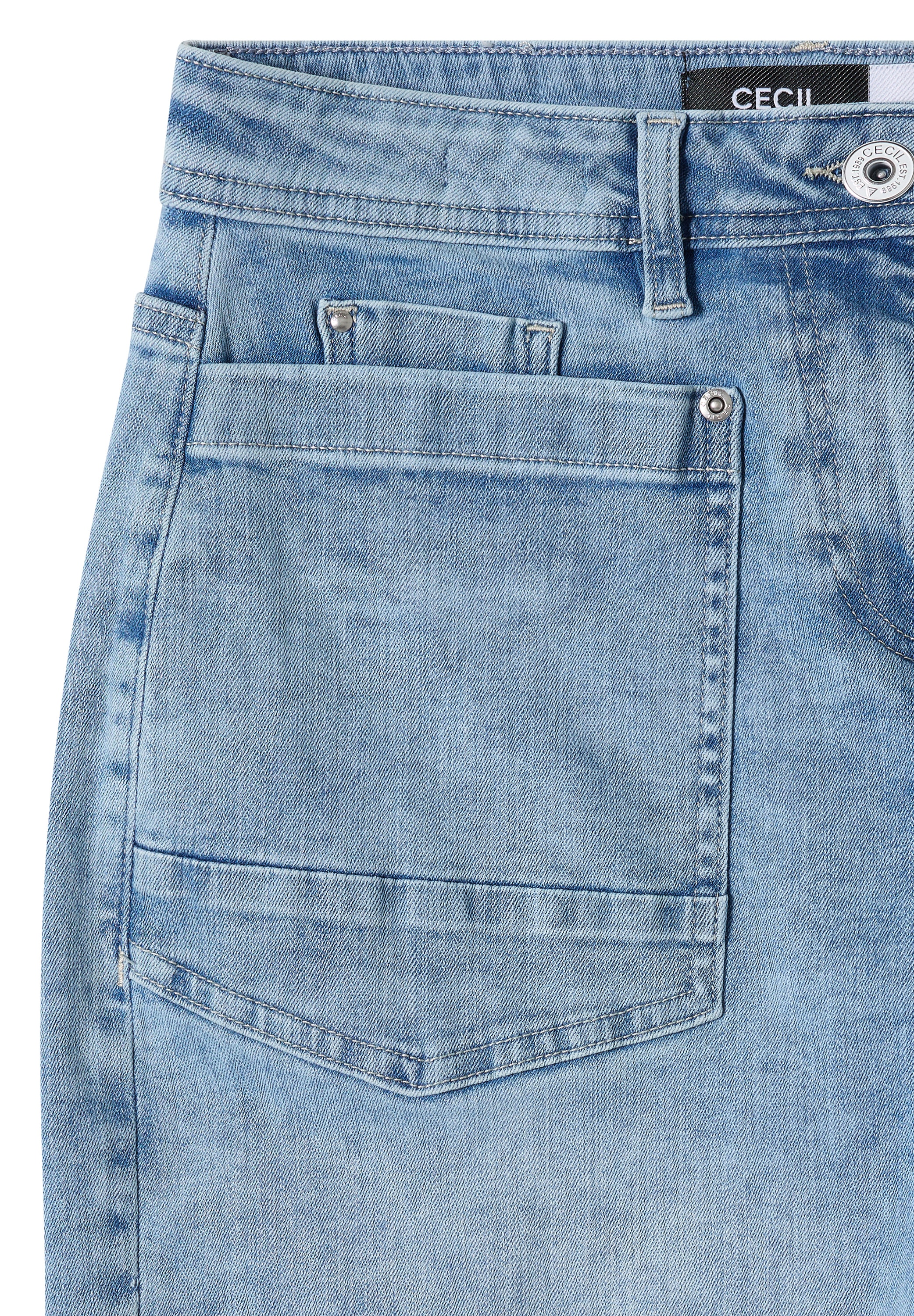 Cecil Loose-fit-Jeans »Style Scarlett« lockerer Sitz, elastischer Baumwollmix