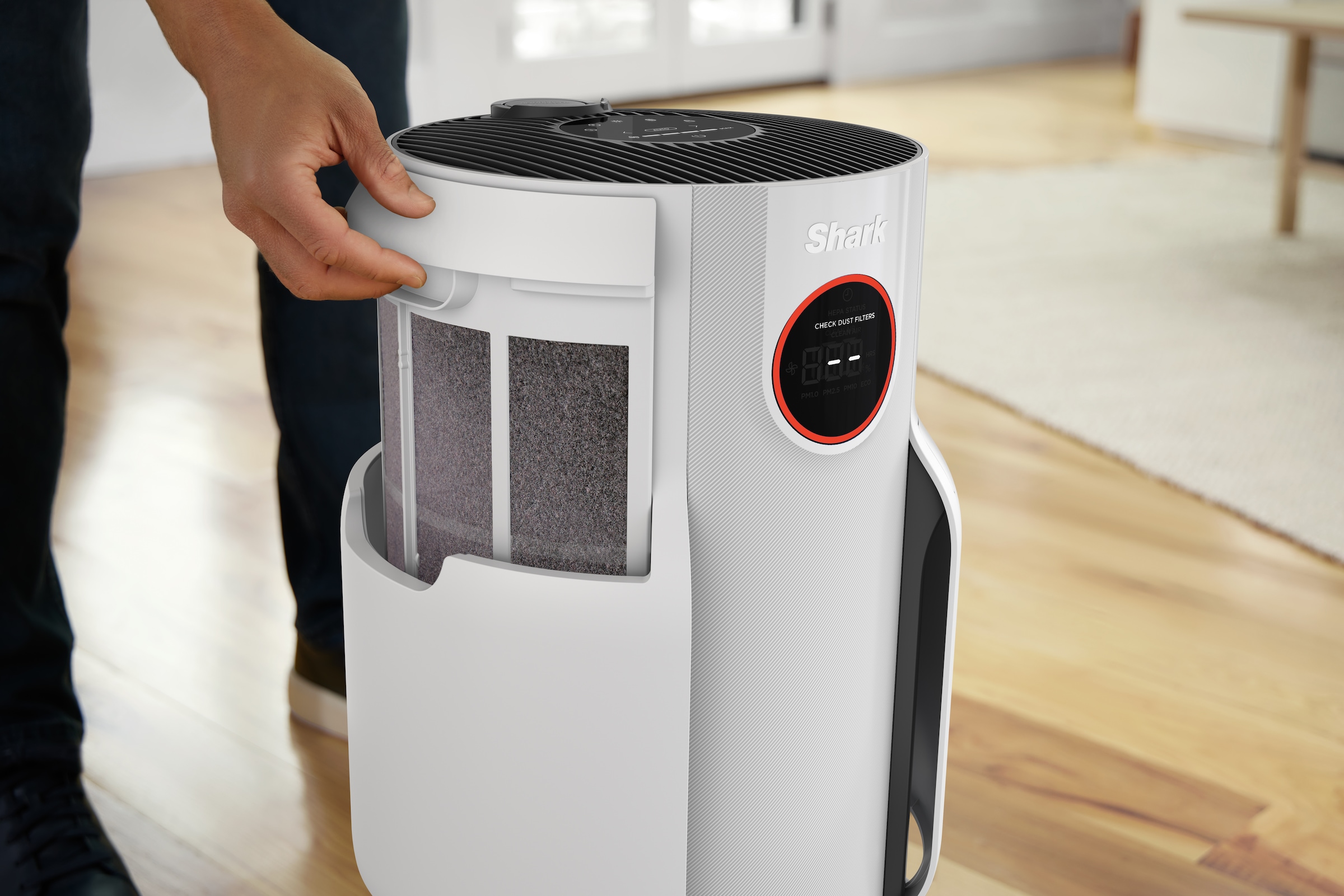 Shark Luftreiniger »HP150EU NeverChange - bis zu 5 Jahre kein Filteraustausch«, für 60 m² Räume, für kraftvolle Reinigung, ideal für Allergiker, Familien & Haustiere