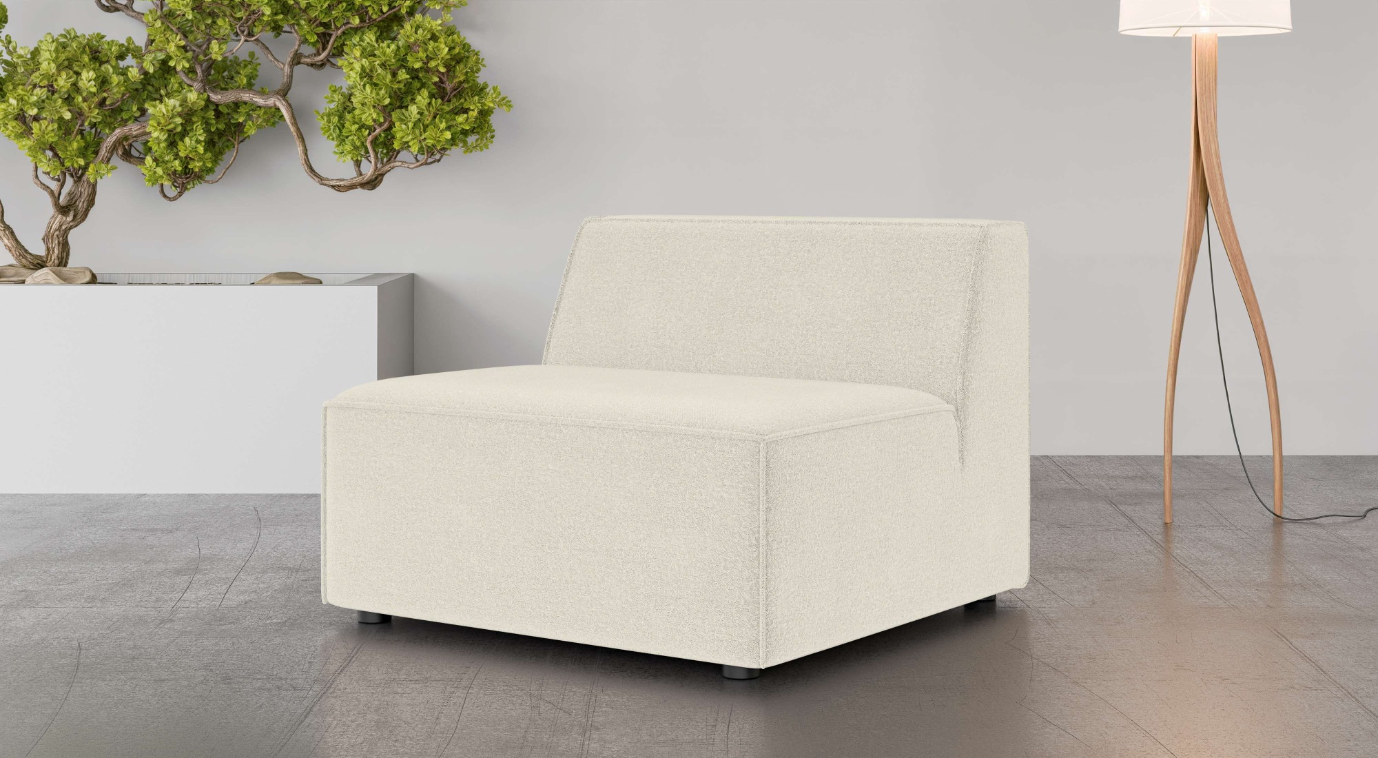 INOSIGN Sessel »Bequemer Sessel Cavan, Maße B/T/H: 90/90/72 cm«, ohne Armle günstig online kaufen