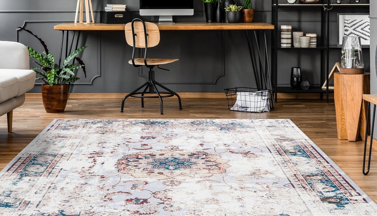 my home Teppich »Rosio«, rechteckig, 6 mm Höhe, Vintage Design, Orient-Desi günstig online kaufen