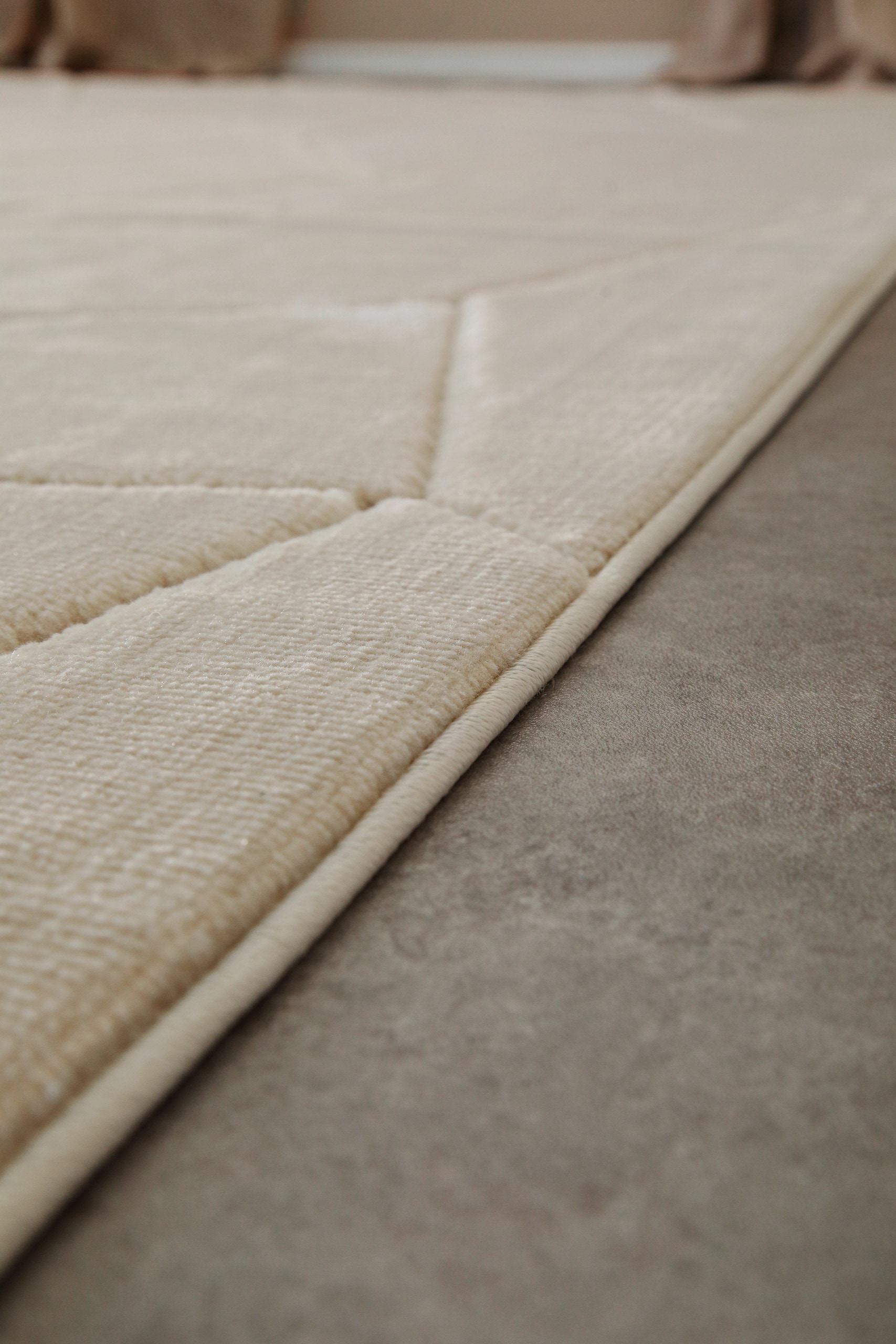 Wecon home Teppich »Unplugged, auch in quadratischer Form«, rechteckig, 10 mm Höhe, Kurzflor, Hoch Tief Struktur, gewebt, Wohnzimmer, Schlafzimmer, modern