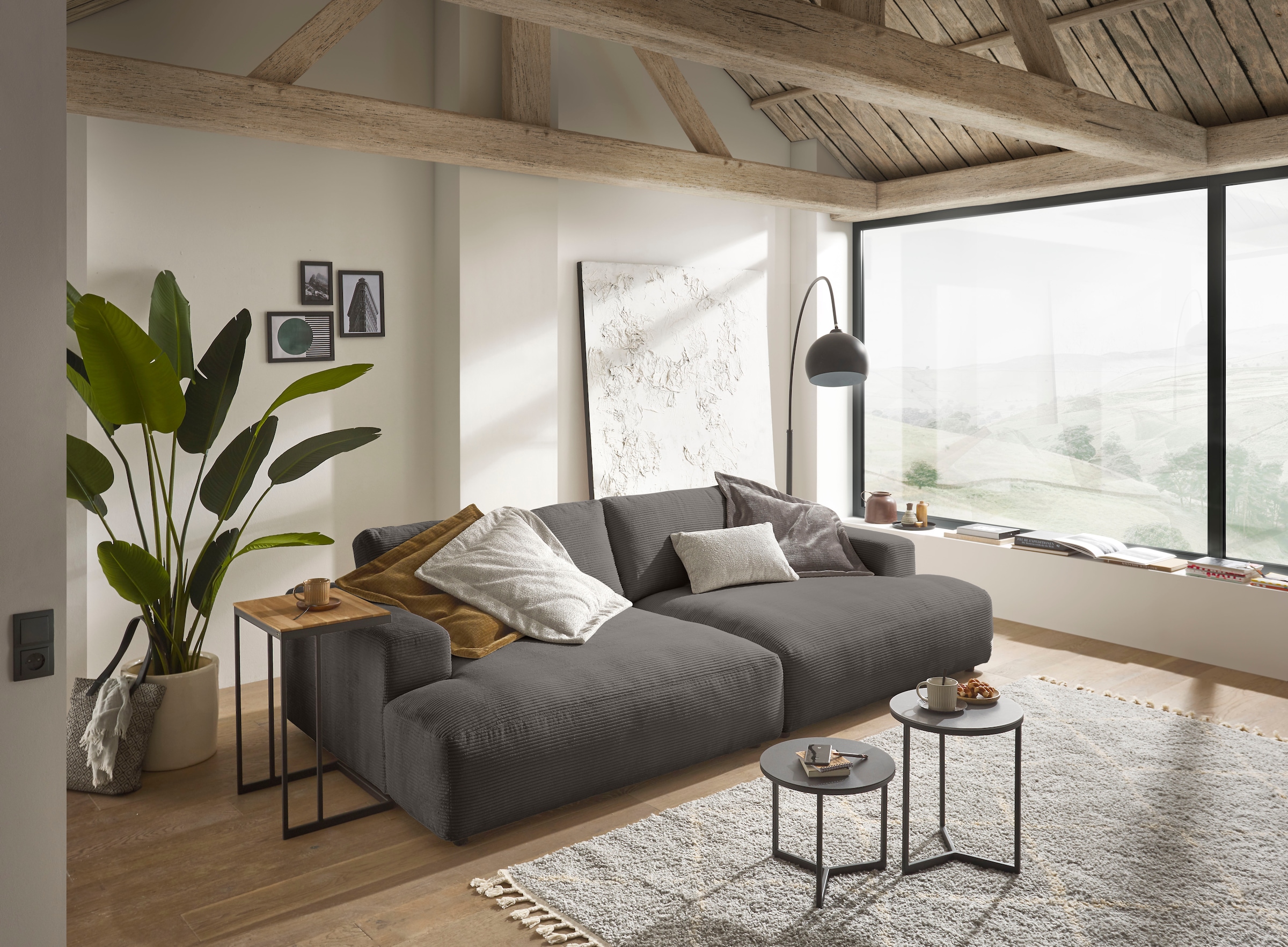 Musterring Loungesofa »Lucia«, Cord-Bezug, Breite 292 cm