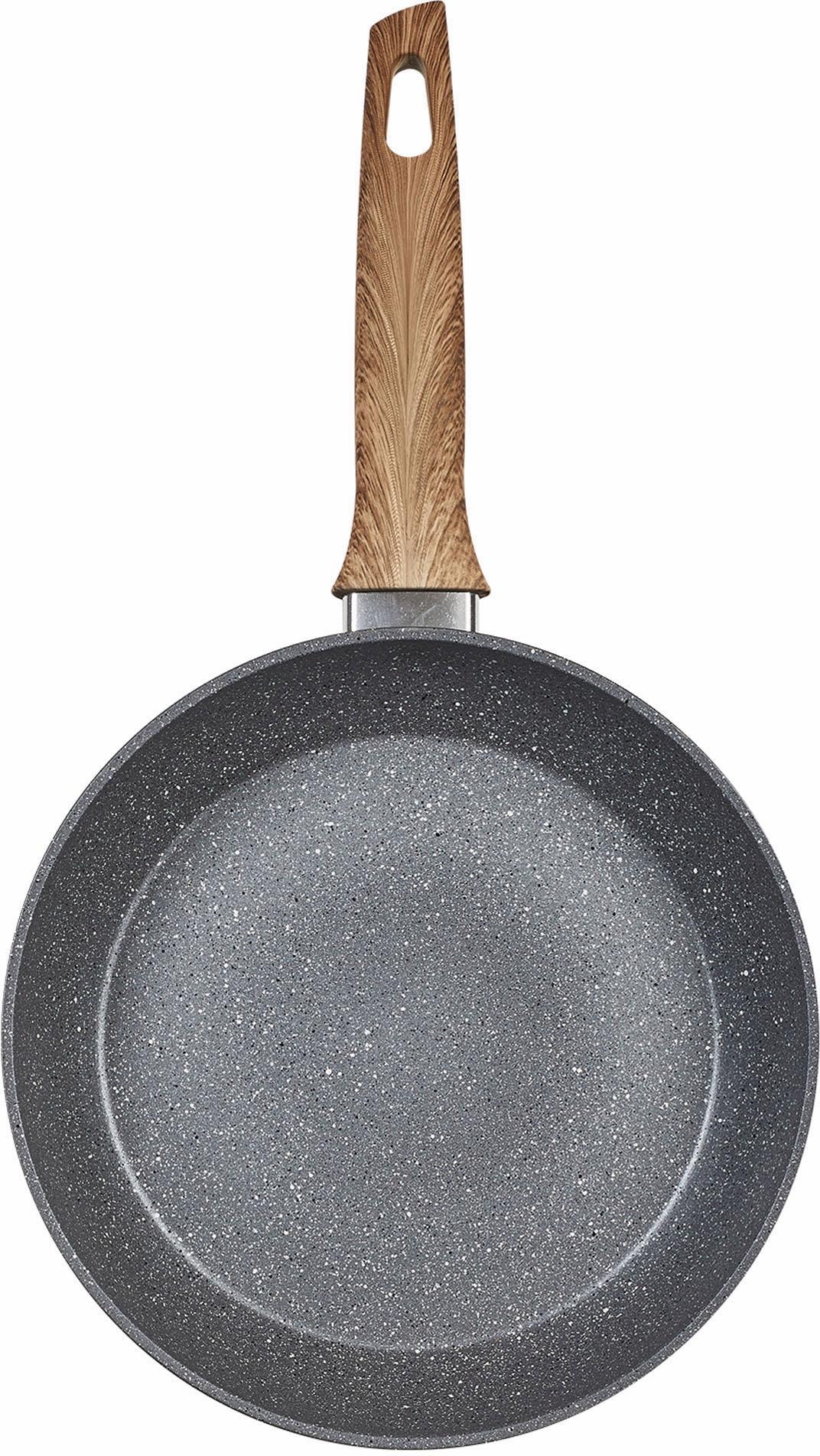 KING Pfannen-Set »Essential«, Aluminium, (Set, 3 tlg., 1x Bratpfanne Ø 20 cm, 1x Bratpfanne Ø 28 cm, 1x Bratpfanne Ø 24 cm), Induktion
