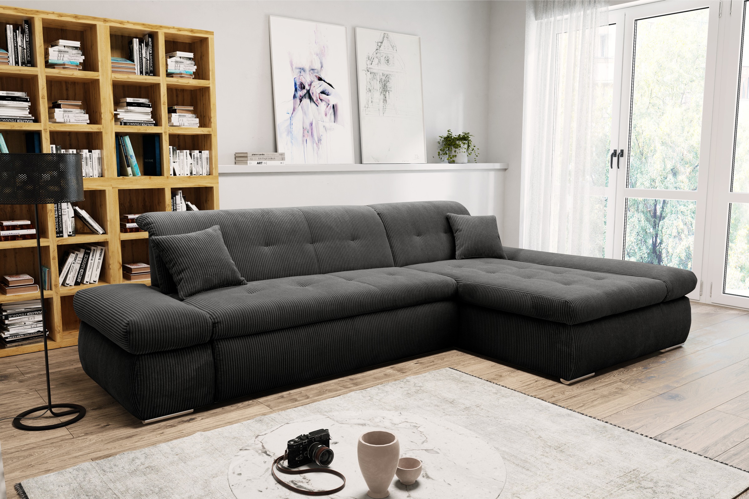DOMO collection Ecksofa »Moric, L-Form, XXL-Sofa - Breite 300cm«, wahlweise günstig online kaufen