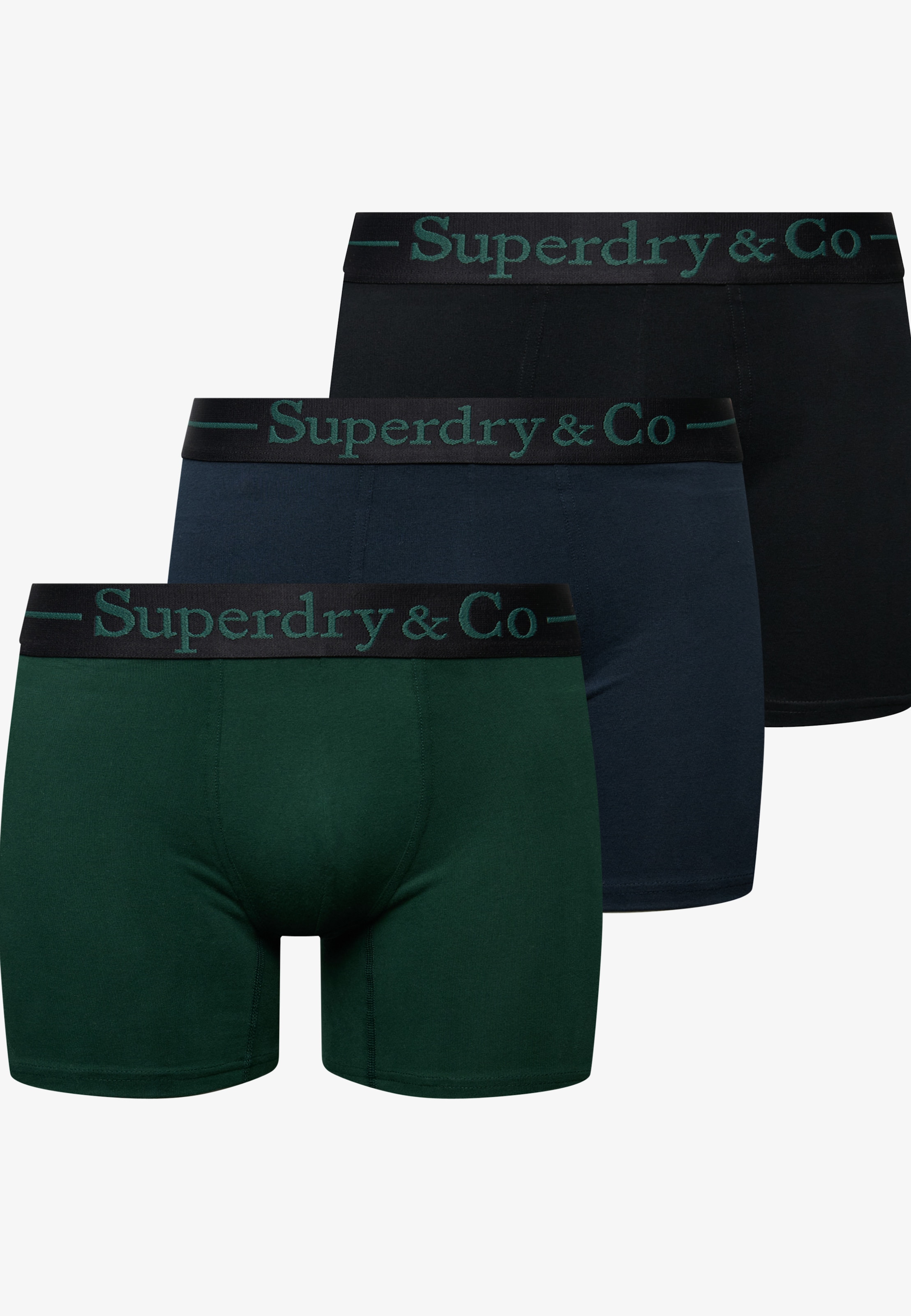 Superdry Boxershorts »SDRY & CO BOXER TRIPLE PACK« Packung, 3 Stk. Baumwollmischung, slim fit