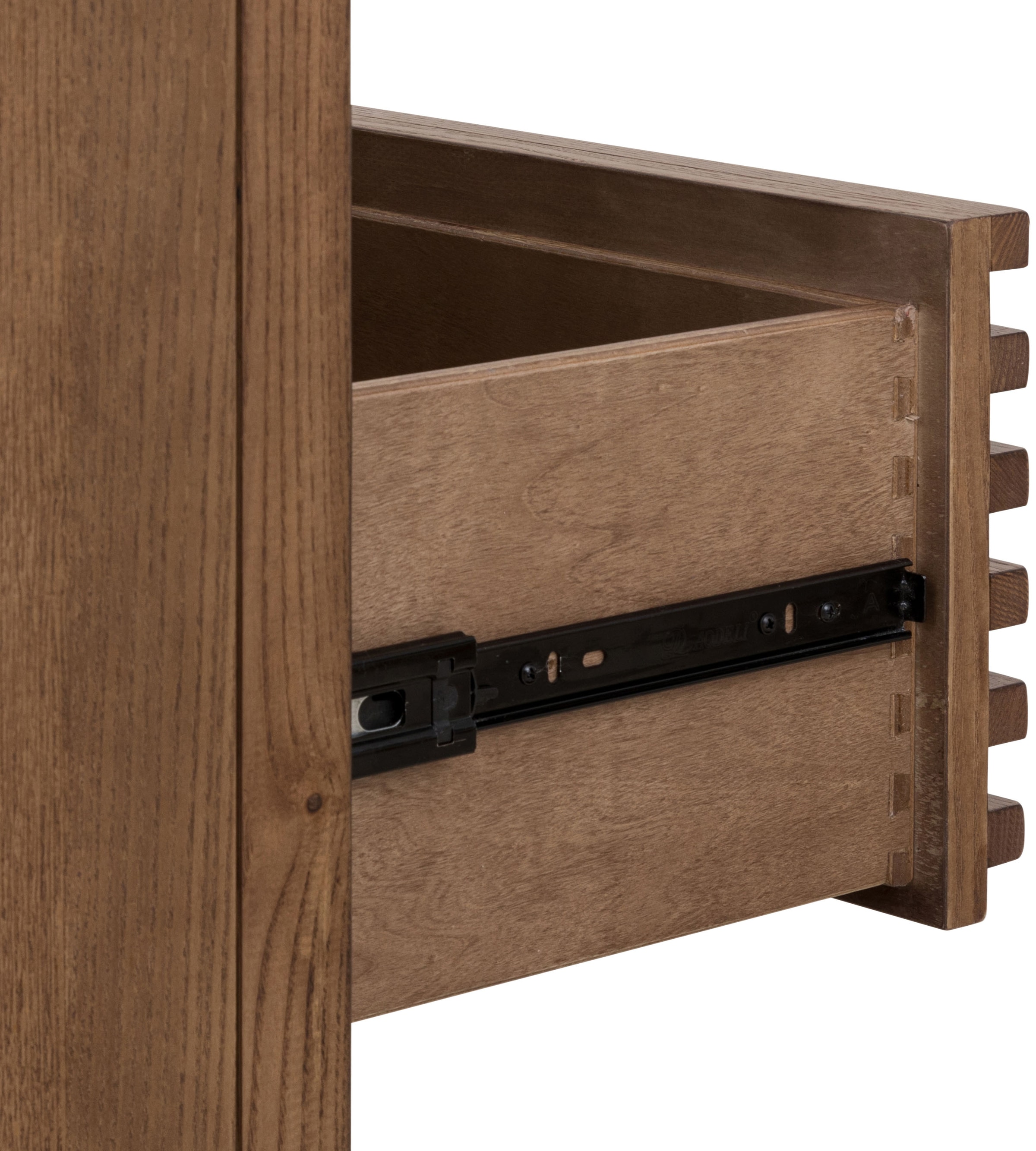 andas Highboard »Tanner Highboard aus Eschenholz mit fünf Schubladen«, (1 St.)