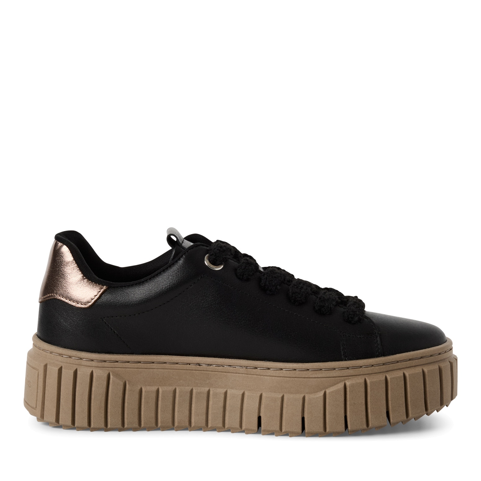 Tamaris Plateausneaker  Freizeitschuh, Halbschuh, Schnürschuh mit Eye-Catcher Plateau