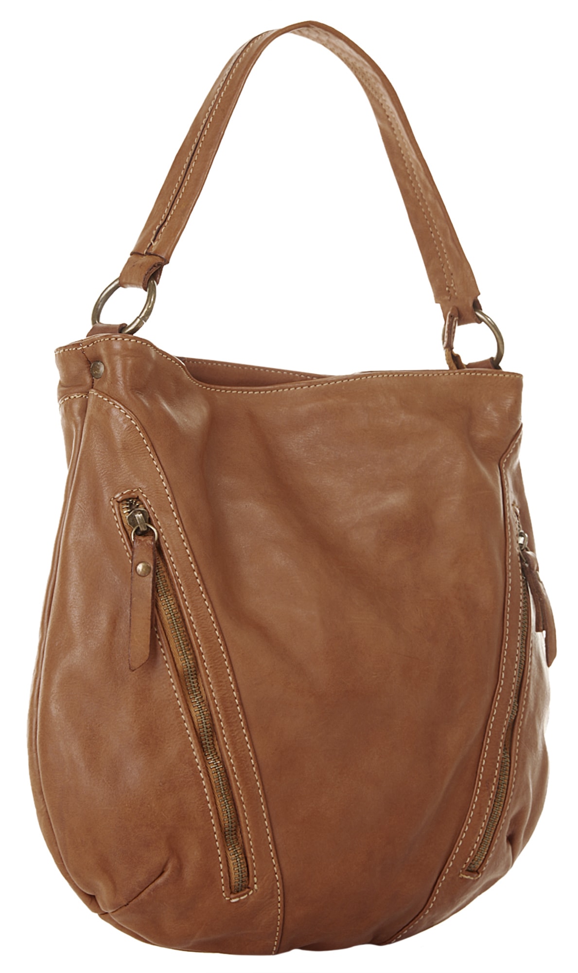 Cluty Shopper echt Leder, Made in Italy