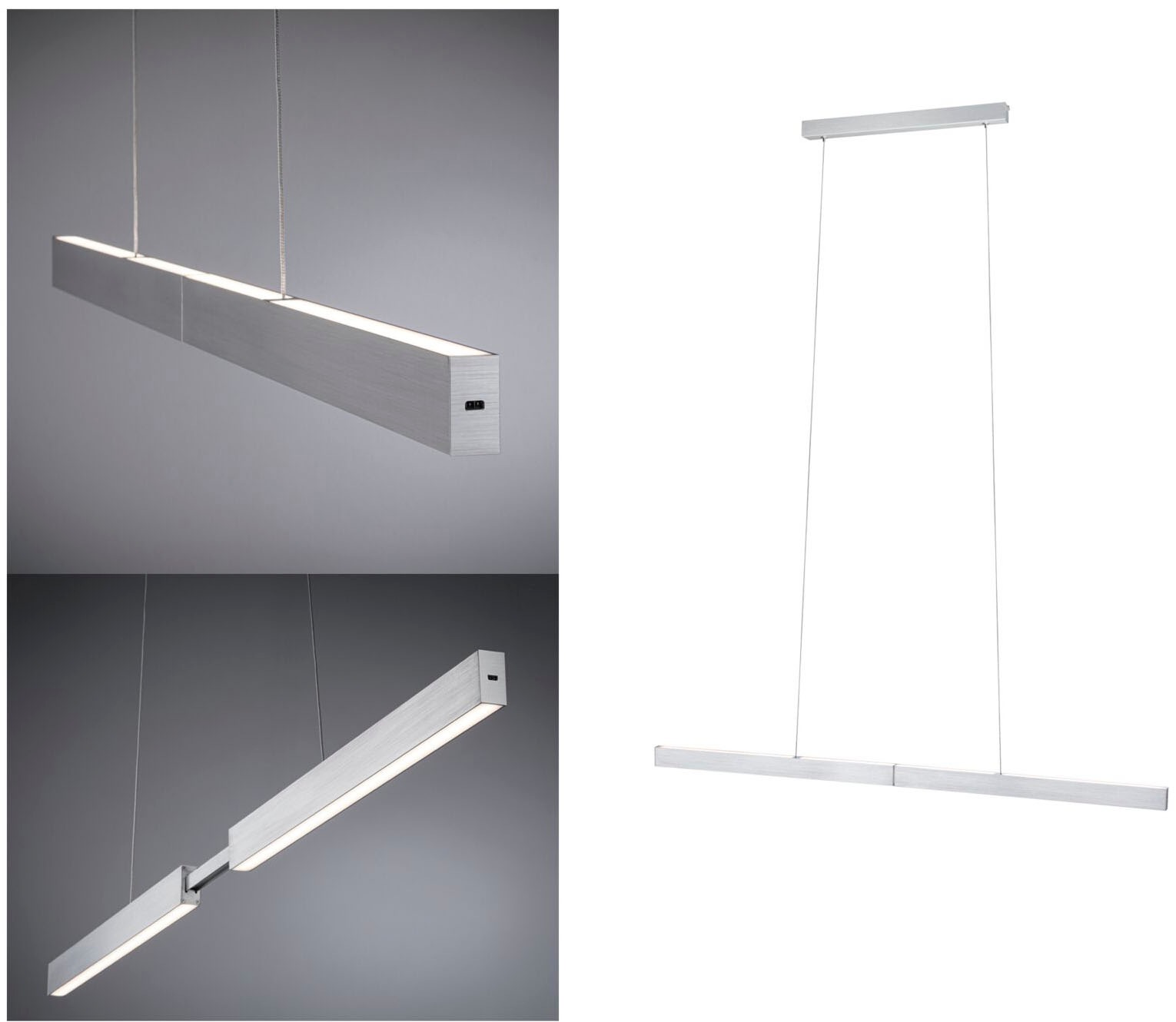 Paulmann LED Pendelleuchte »LED Pendelleuchte Aptare dimmbar«, 2 flammig, M günstig online kaufen