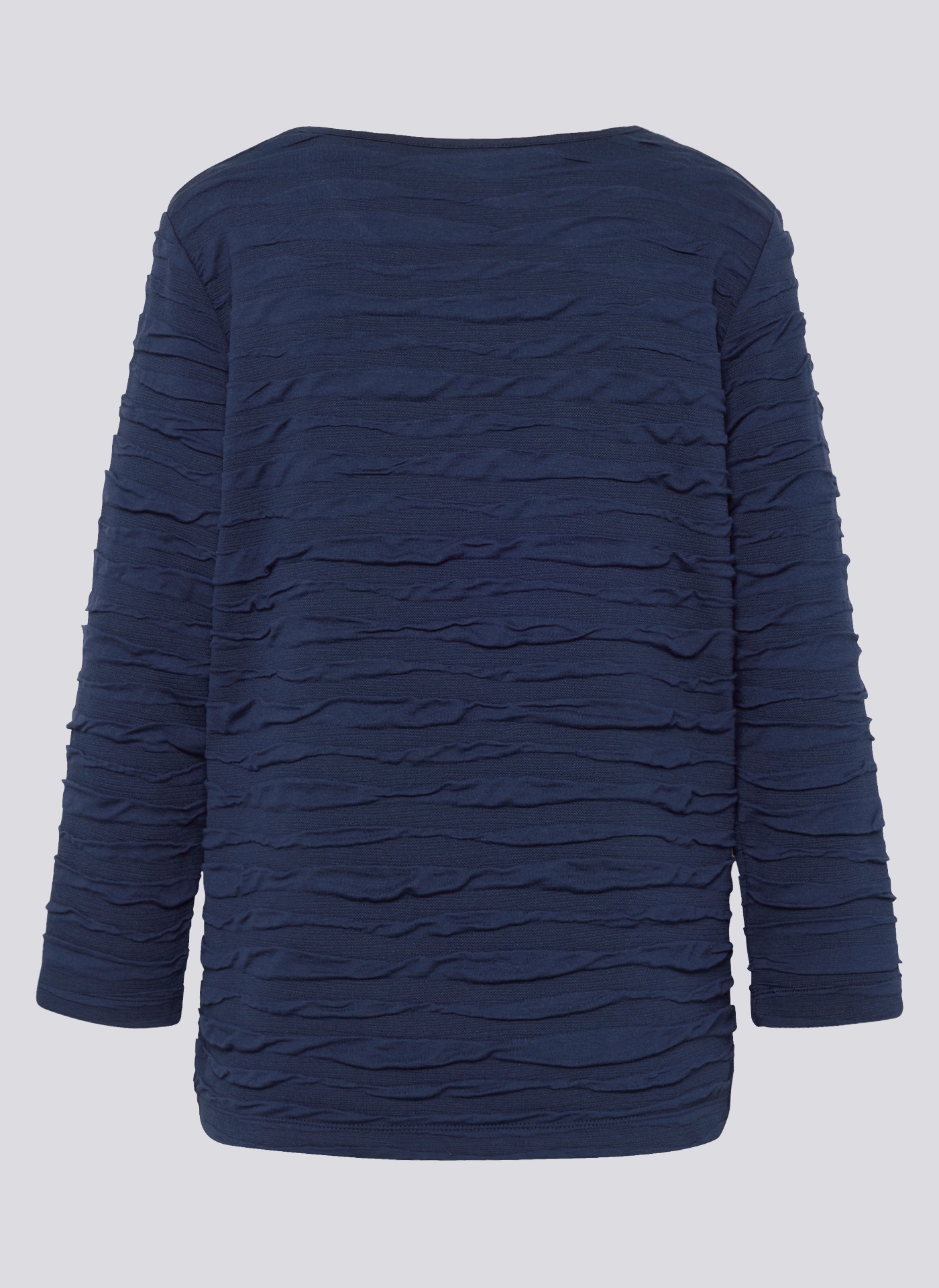 Rabe 3/4-Arm-Shirt mit Struktur Muster