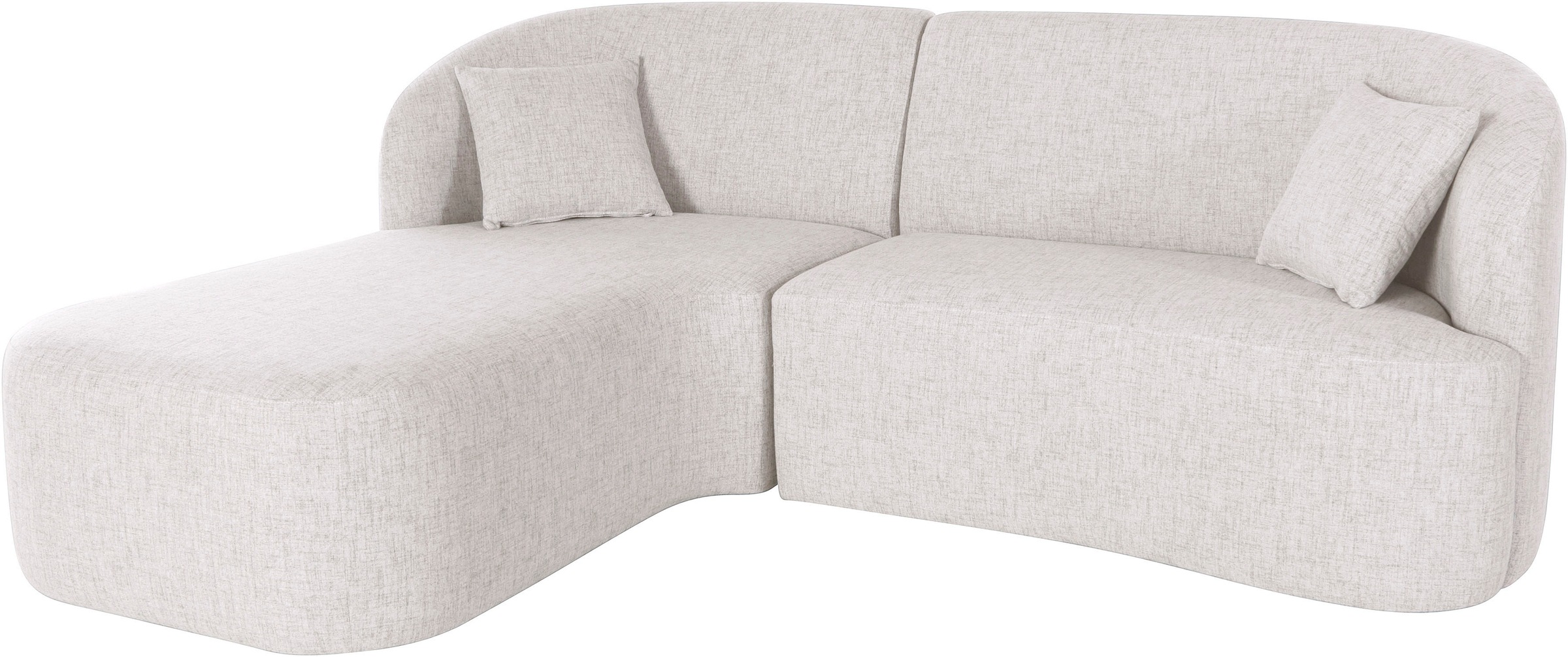 LeGer Home by Lena Gercke Ecksofa »Dilara L-Form«, gerundete Rückenlehne un günstig online kaufen