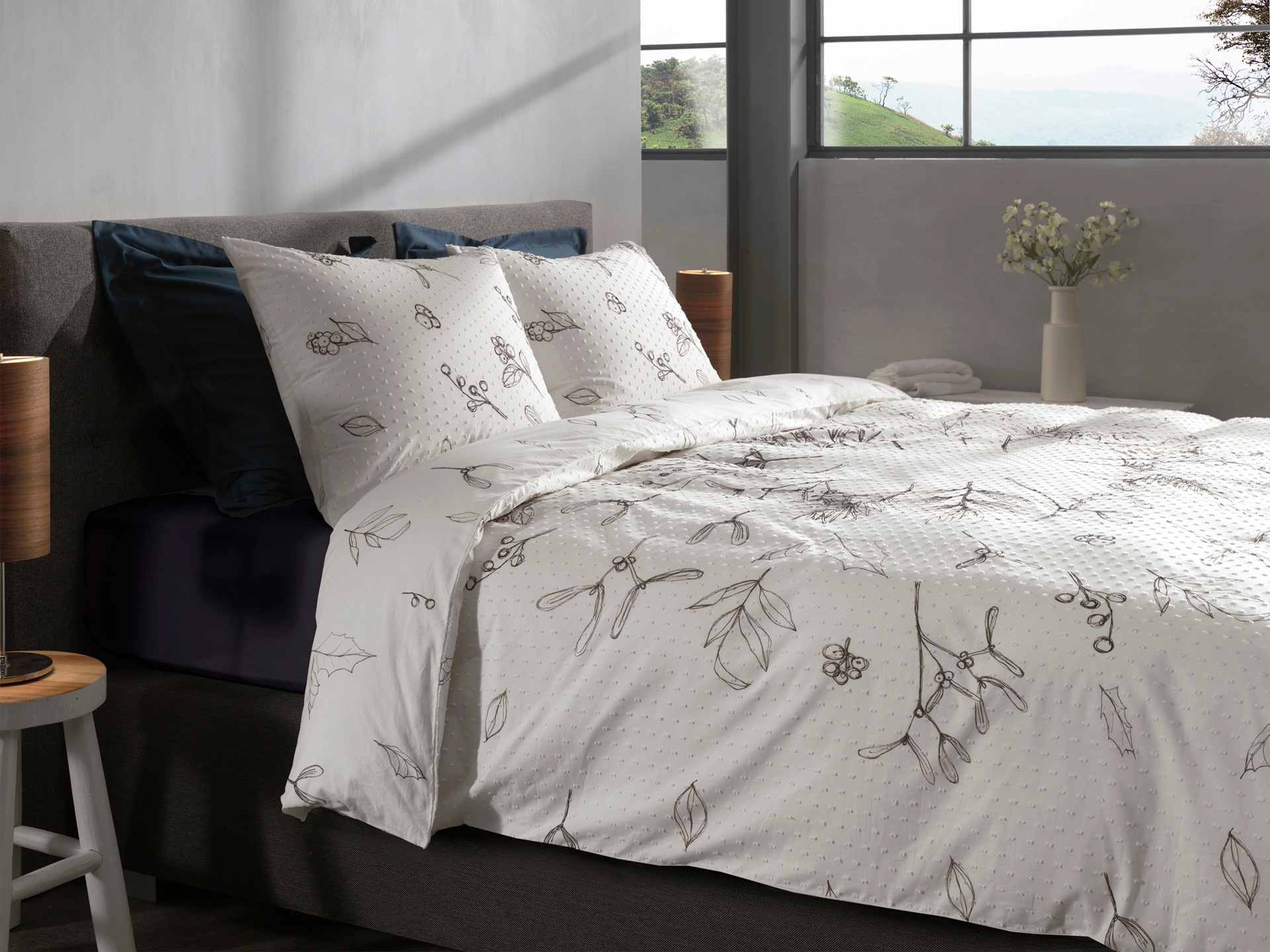 Heckett & Lane Bettwäsche »Heckettlane Bettwäsche Fresia« 2 Bettwäsche aus 100% Baumwolle, hochwertige Renforcé, ab 135x200 cm.