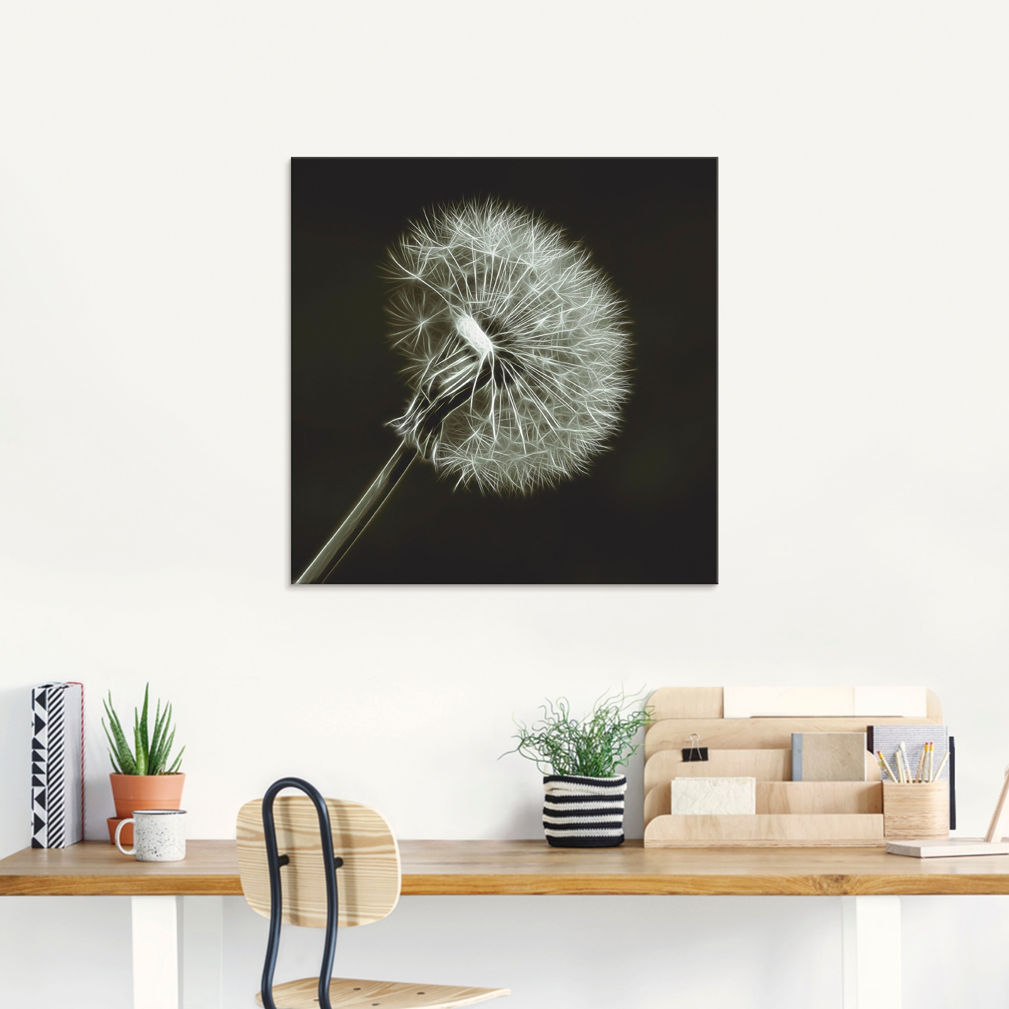 Artland Glasbild »Pusteblume«, Blumen, (1 St.), in verschiedenen Größen