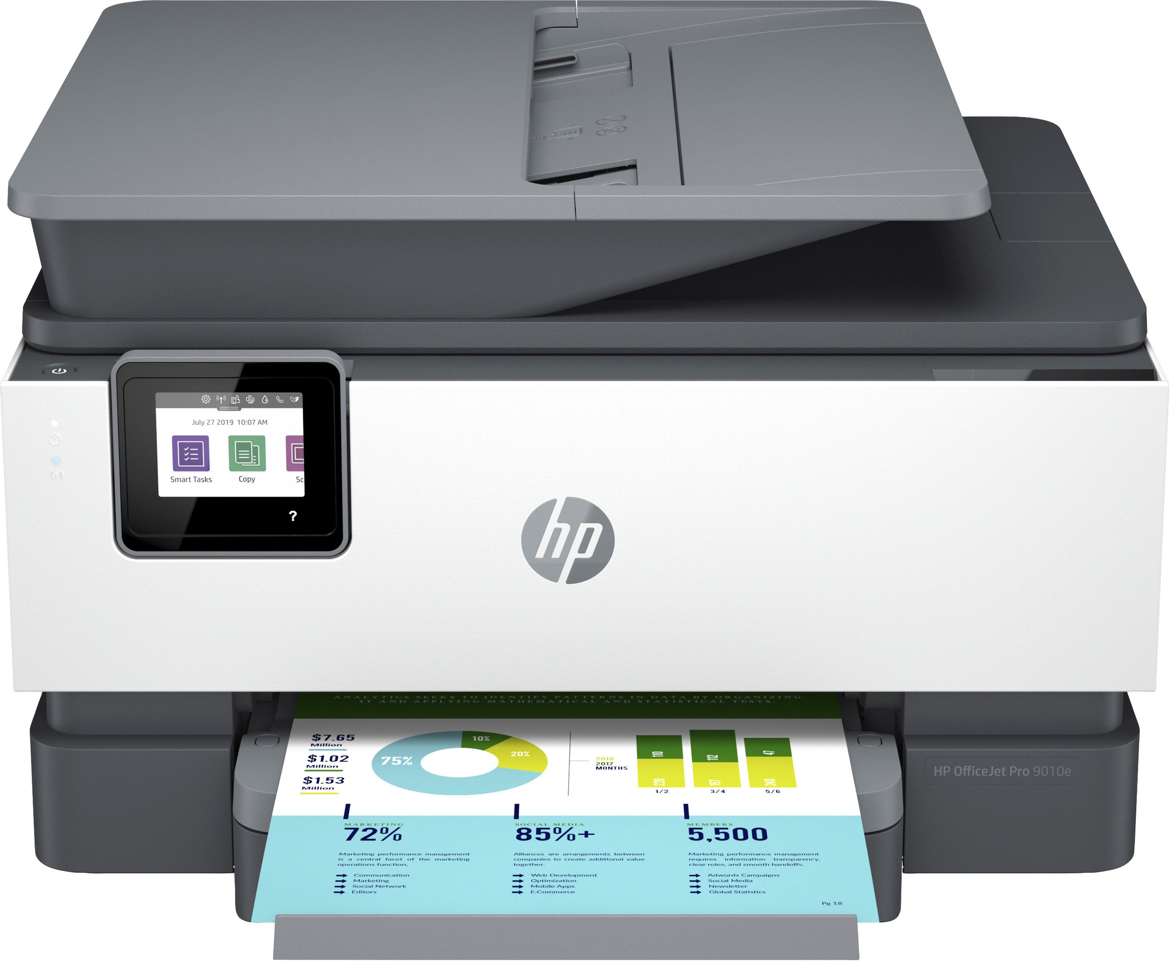 HP Multifunktionsdrucker »OfficeJet Pro 9010e«, 6 Monate gratis Drucken mit HP Instant Ink inklusive