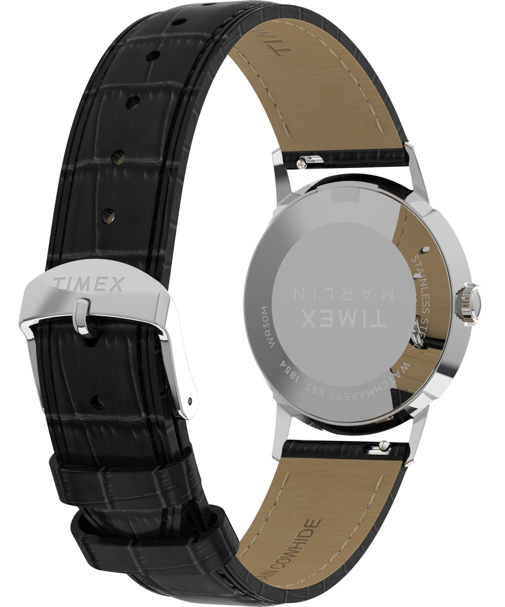 Timex Quarzuhr »MARLIN« Armbanduhr, Damenuhr, Lederarmband, Leuchtzeiger