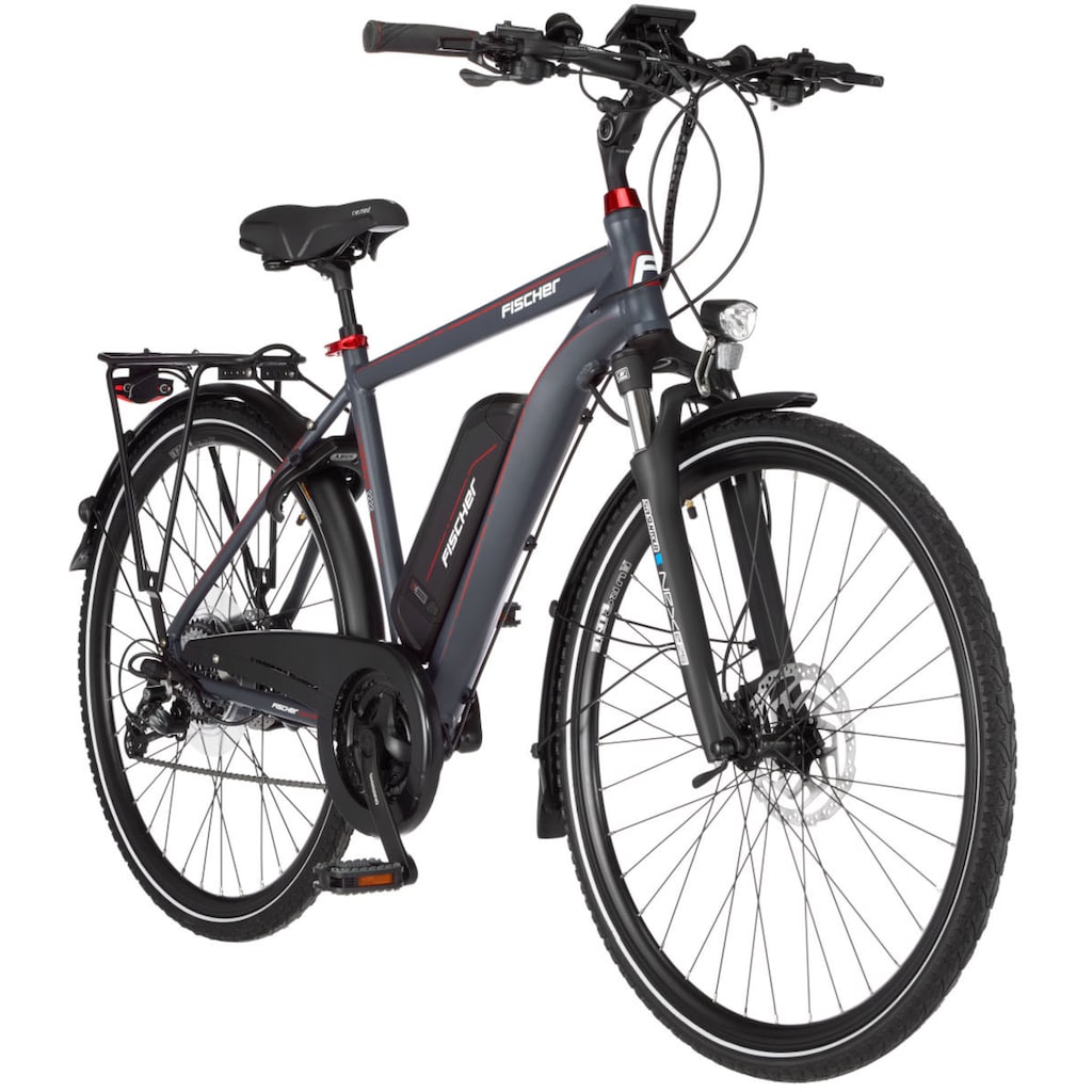 FISCHER Fahrrad E-Bike »VIATOR ETH 2222 422«, 24 Gang, Shimano, Altus, Heckmotor 250 W