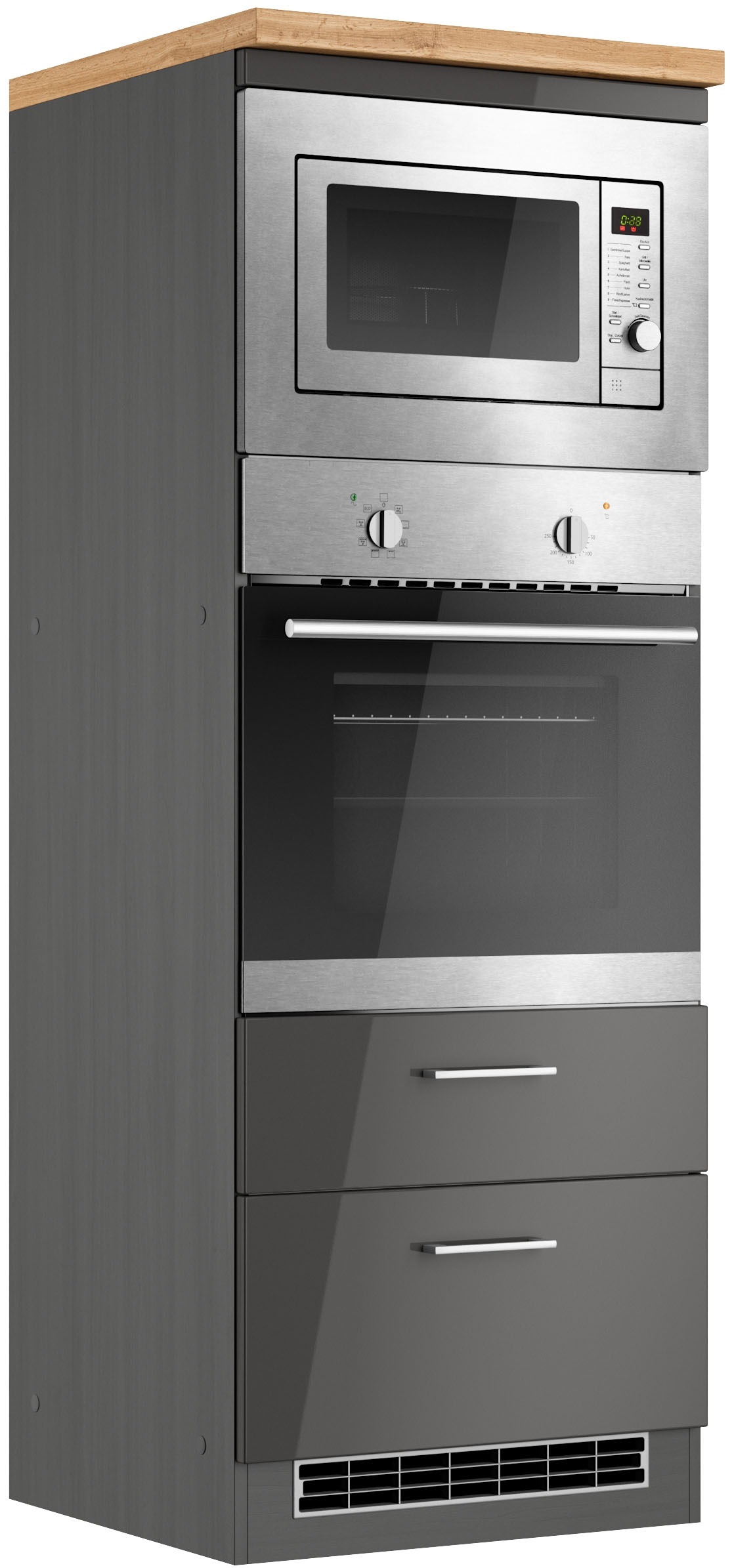 KOCHSTATION Backofenumbauschrank »KS-Milan« Mikrowellen-/Backofenkumbau 60 günstig online kaufen