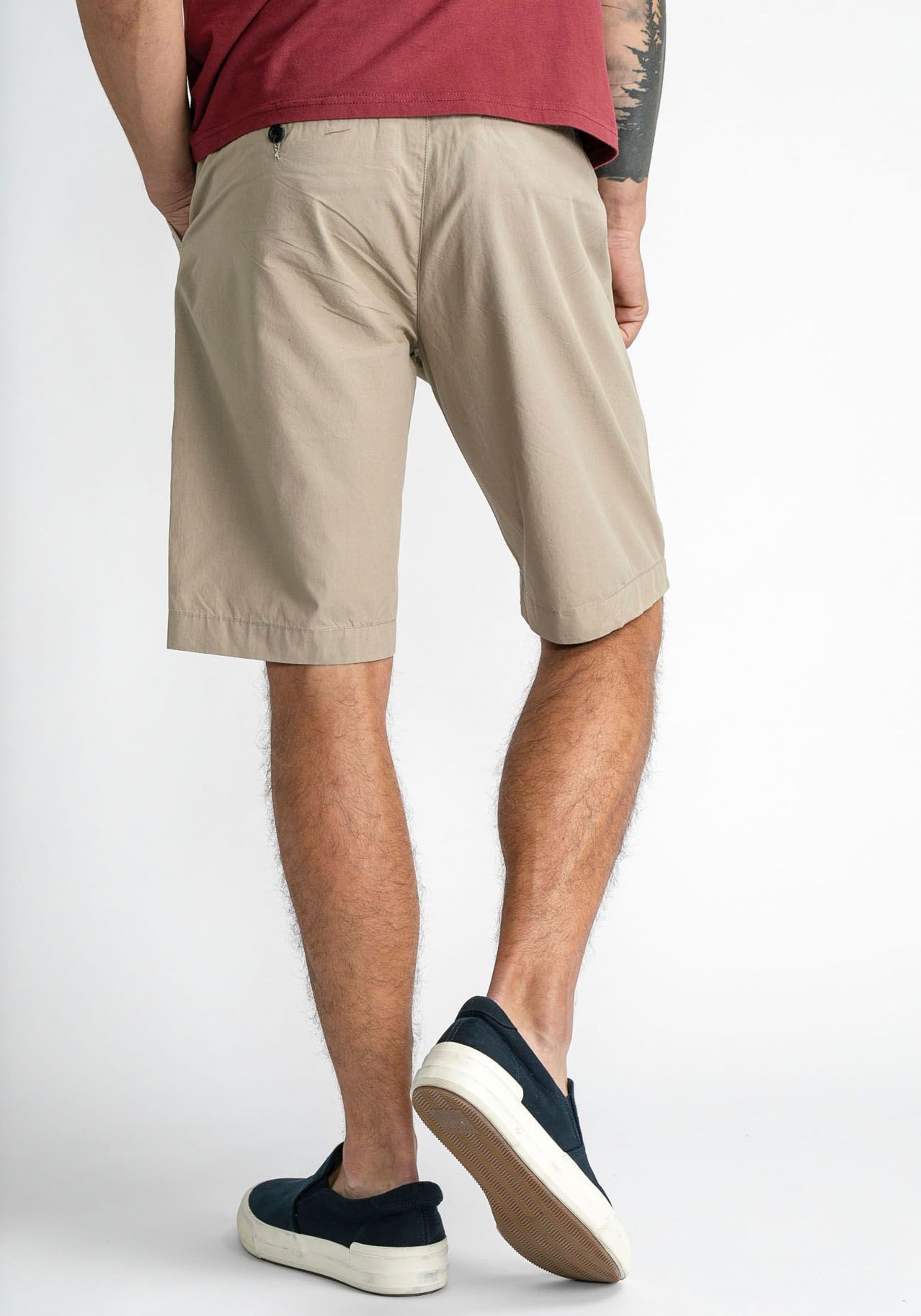 2. Bild von Petrol Industries Chinoshorts, (Set, mit Gürtel)