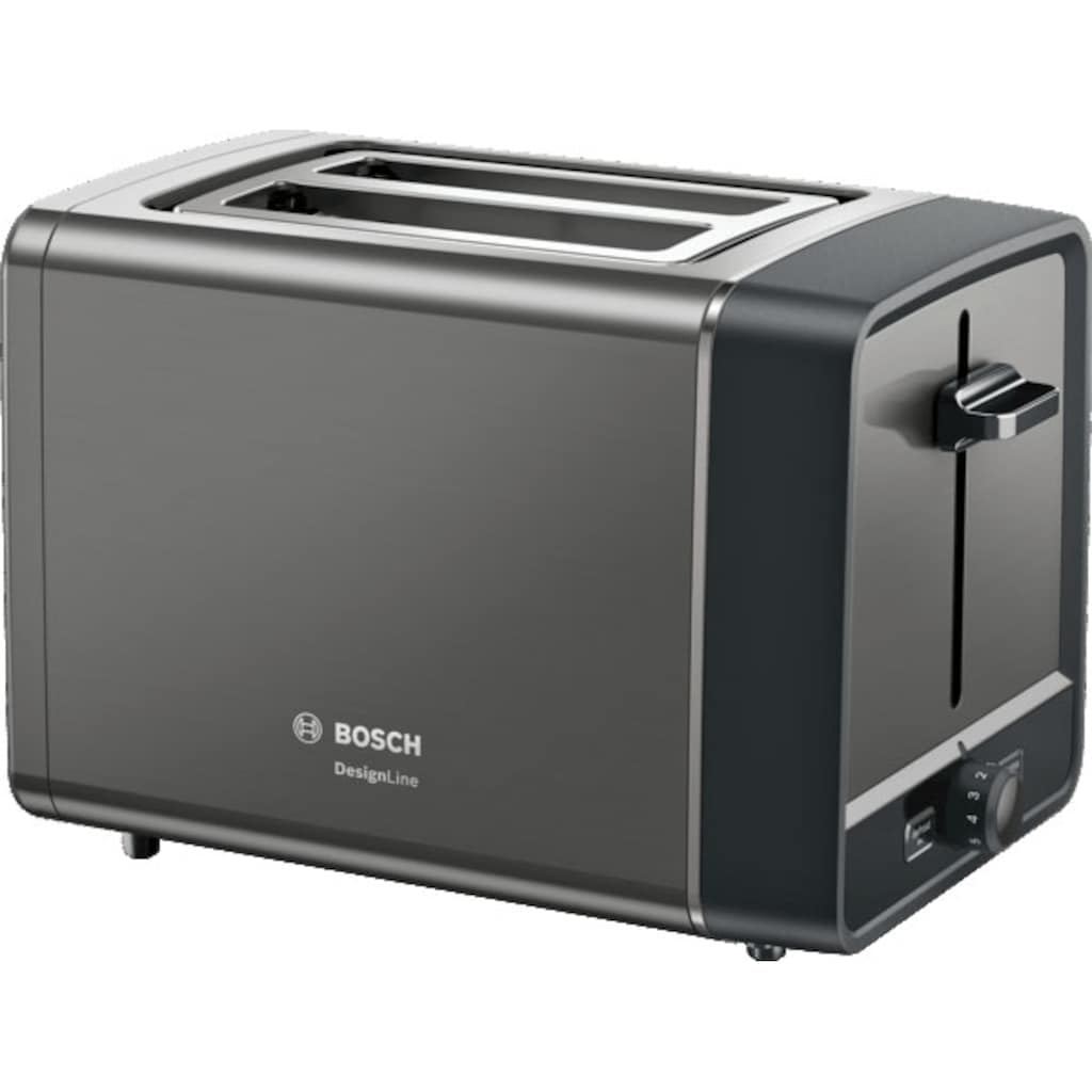 BOSCH Toaster »TAT5P425DE DesignLine«, 2 kurze Schlitze, 970 W