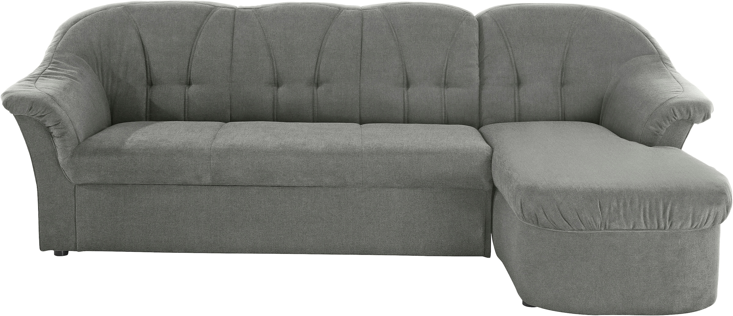 DOMO collection Ecksofa »Pegnitz, elegante Rückensteppung, komfortabel, Bre günstig online kaufen