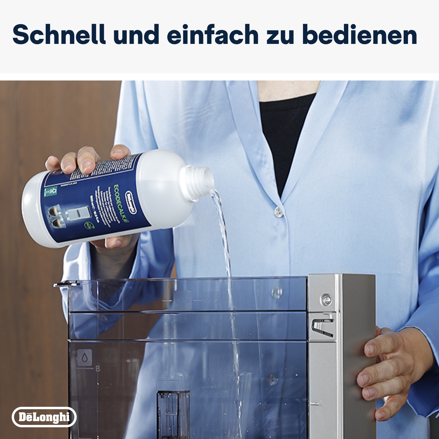 De'Longhi Entkalker »DLSC500 EcoDecalk«, Kalklöser für Kaffeevollautomat und Espressomaschine