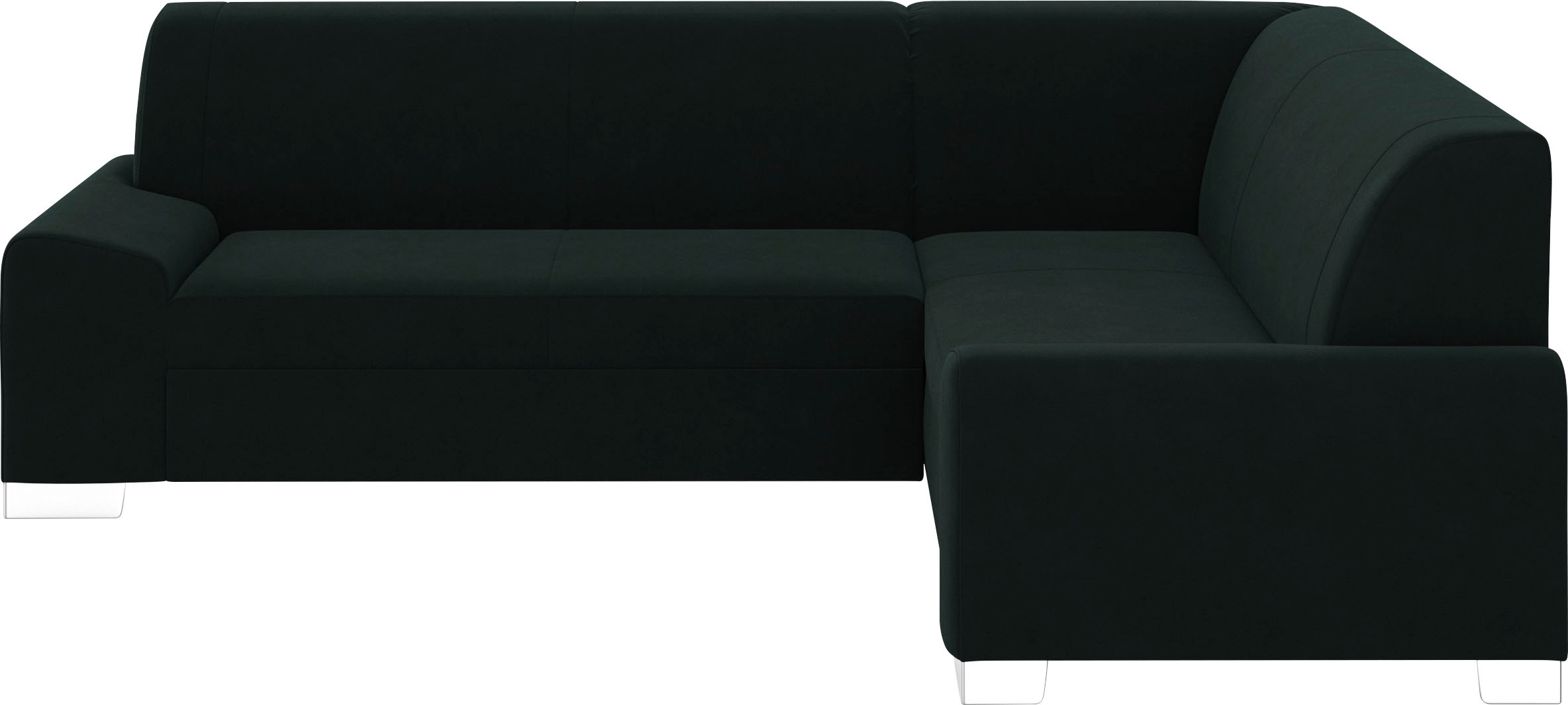 DOMO collection Ecksofa »Anzio in kubischer Formensprache, flache Armlehnen günstig online kaufen