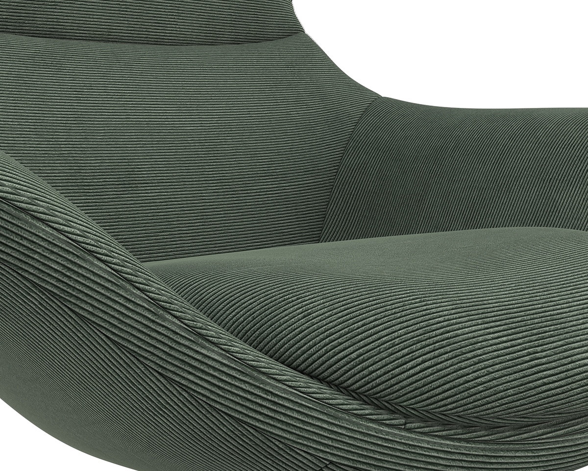 FLEXLUX Ohrensessel »Stilo Relaxsessel, TV-Sessel, OTTOs Choice«, Solitär, Stil-Ikone, drehbar, Fuß Aluminium