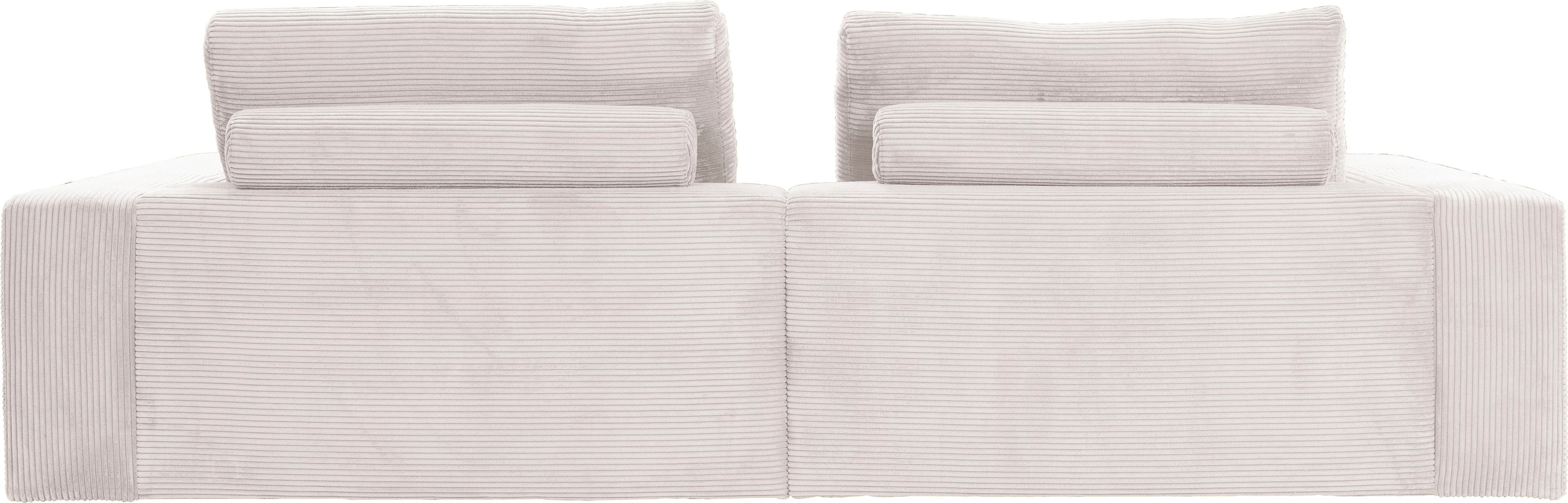 alina Big-Sofa »Sandy«, 296 cm breit und 123 cm tief, in modernem Cordstoff
