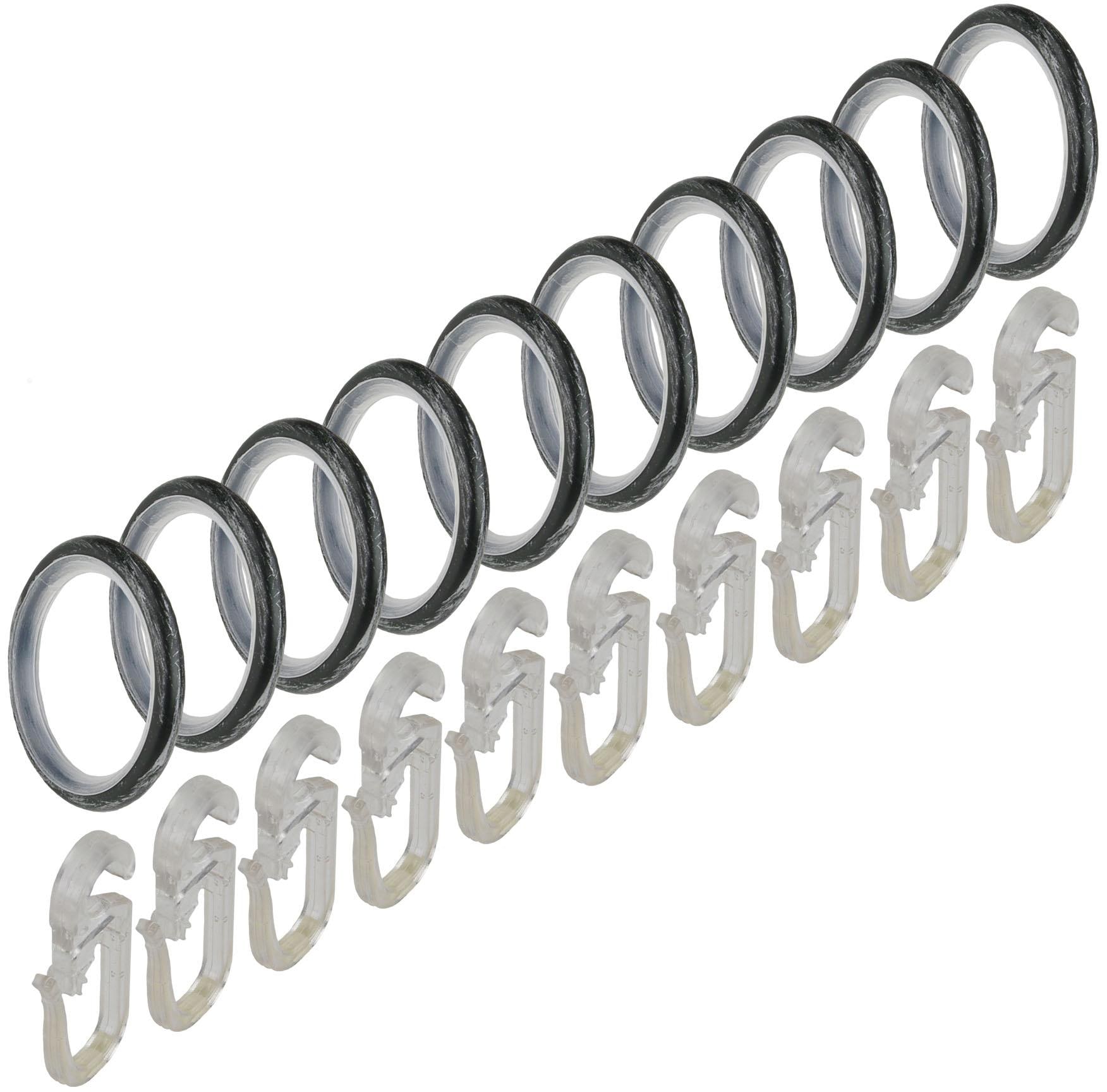 Liedeco Gardinenstange »Esp Spirale«, 2 läufig-läufig, Fixmaß, 2-läufig im Fixmaß Ø 16 mm