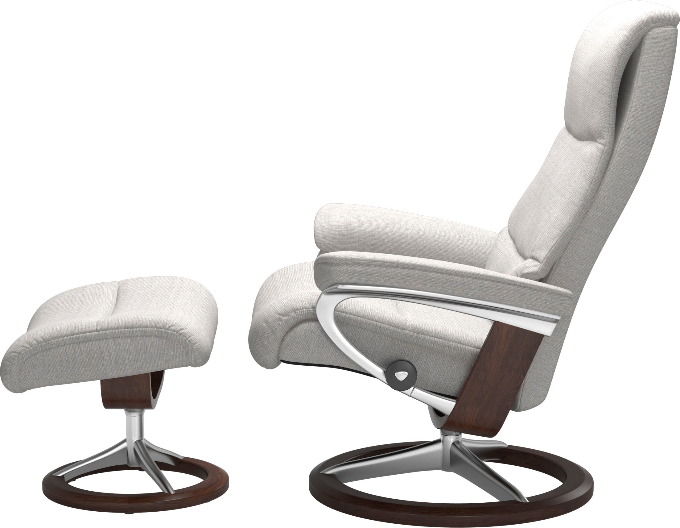 Stressless® Fußhocker »View«, mit Signature Base,Gestell Braun