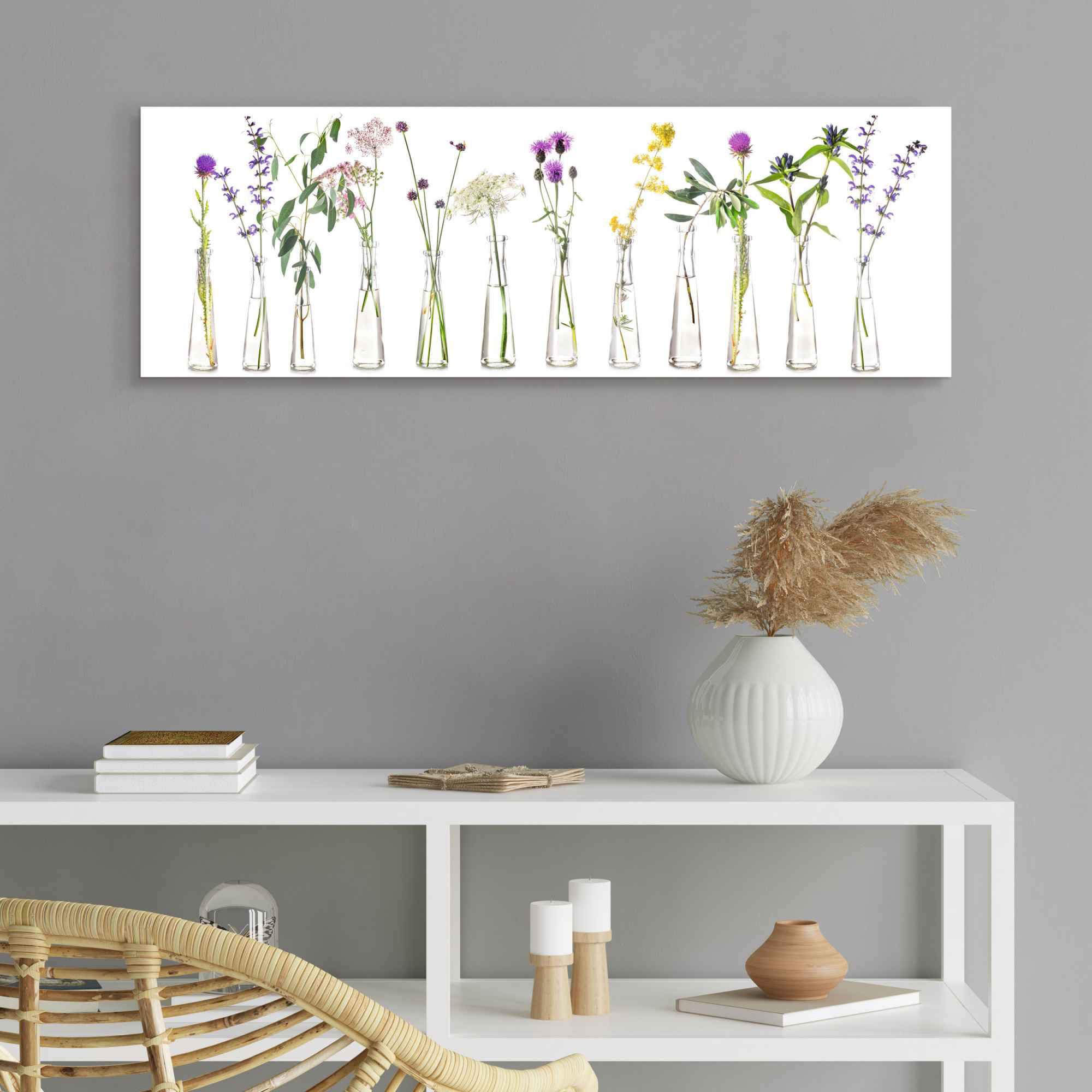 Reinders! Wandbild »Wandbild Blumen Sommer - Natur - Grün«, Blumen, (1 St.)