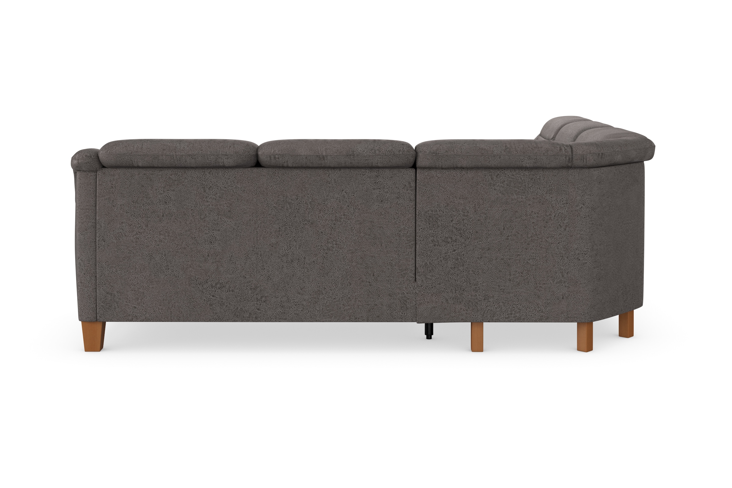 Home affaire Ecksofa »Caldera L-Form«, Federkern, wahlweise mit Kopfteilverstellung, Bettfunktion, Bettkasten