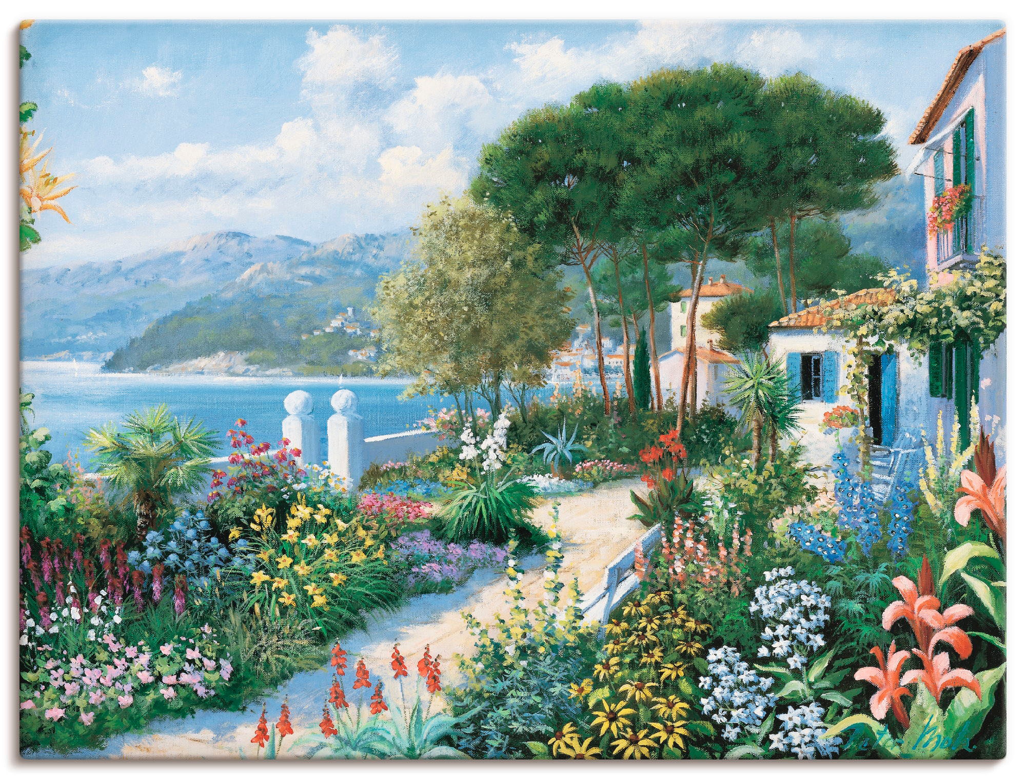 Artland Wandbild »Verstecktes Paradies«, (1 oder Wandaufkleber als versch. St.), Größen bestellen Raten Poster auf Leinwandbild, in Garten